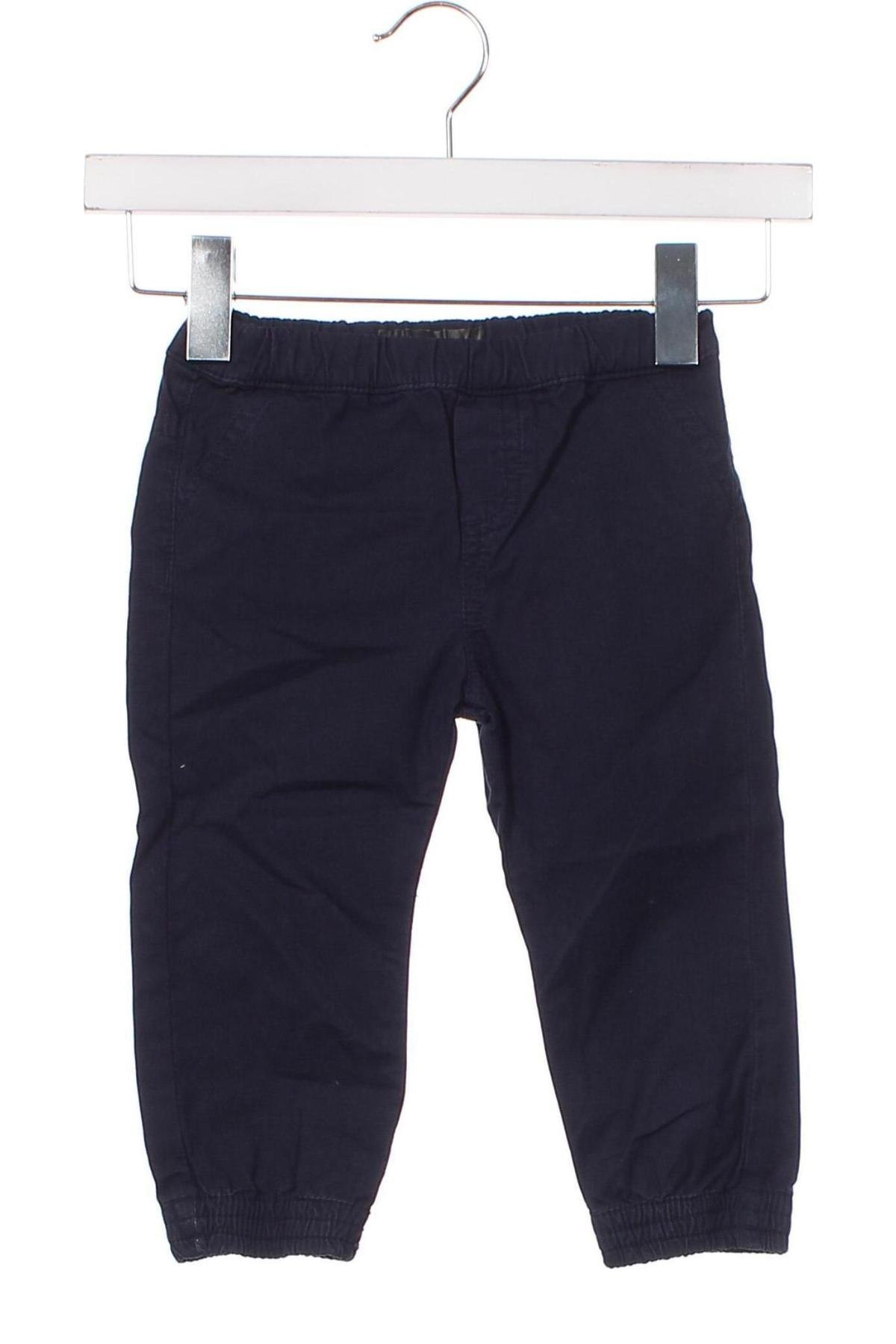 Pantaloni de catifea reiată, pentru copii Guess, Mărime 12-18m/ 80-86 cm, Culoare Albastru, Preț 207,89 Lei