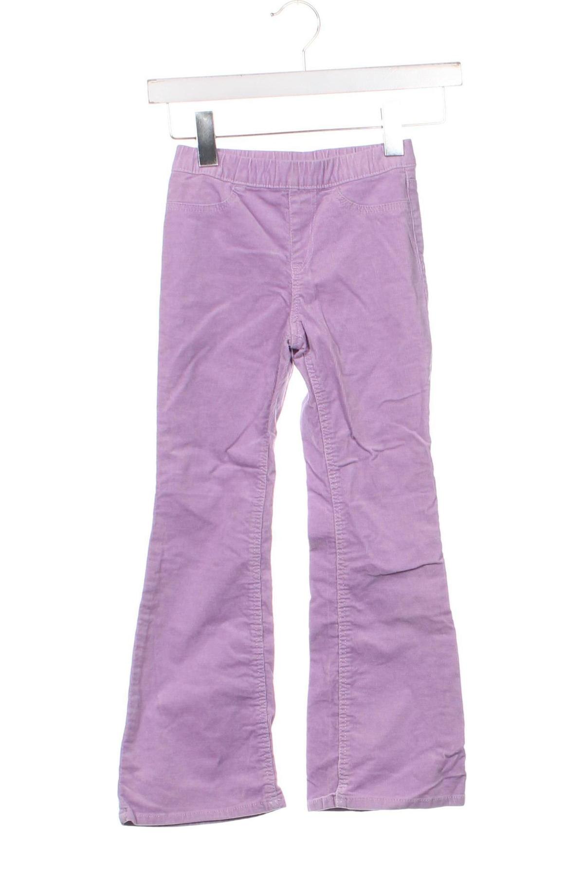 Παιδικό κοτλέ παντελόνι H&M, Μέγεθος 7-8y/ 128-134 εκ., Χρώμα Βιολετί, Τιμή 17,32 €