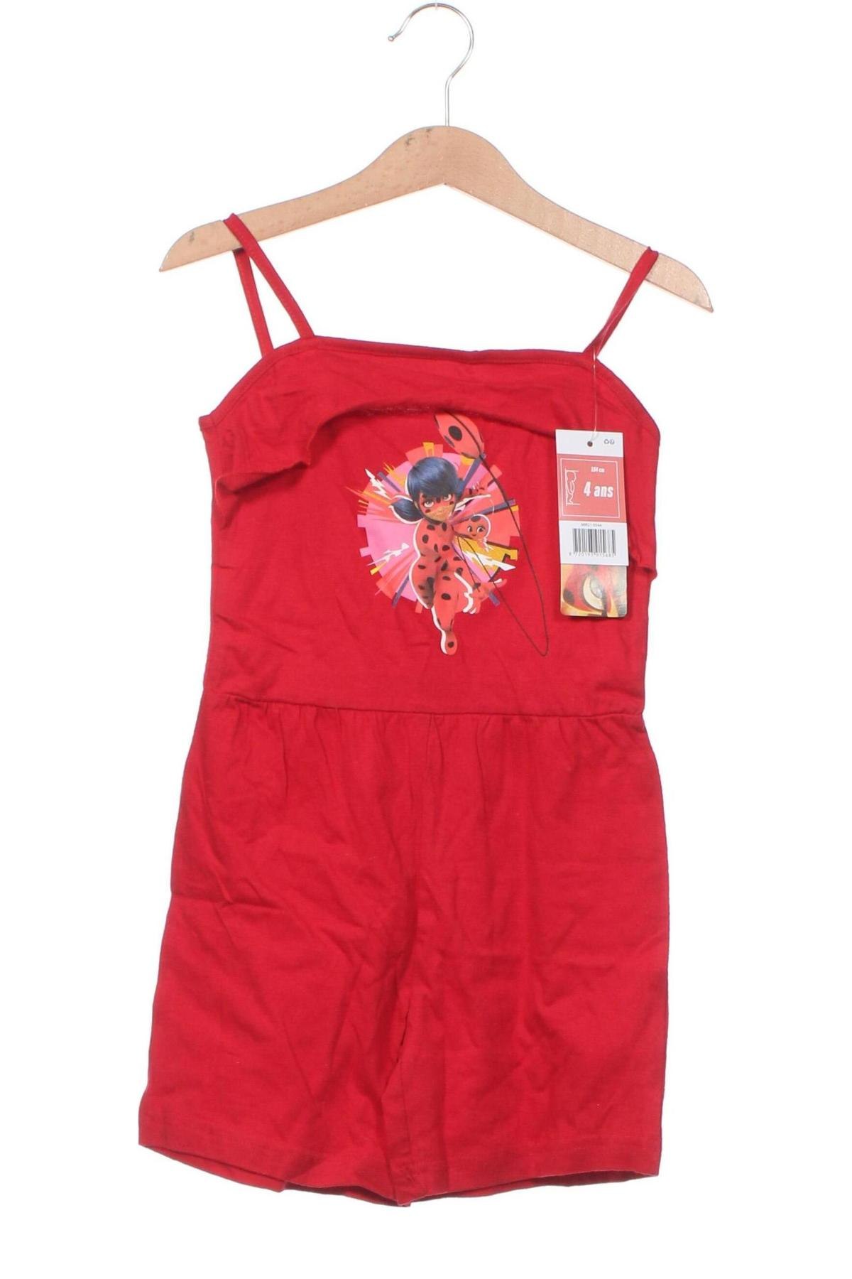 Kinder Overall, Größe 3-4y/ 104-110 cm, Farbe Rot, Preis 8,84 €