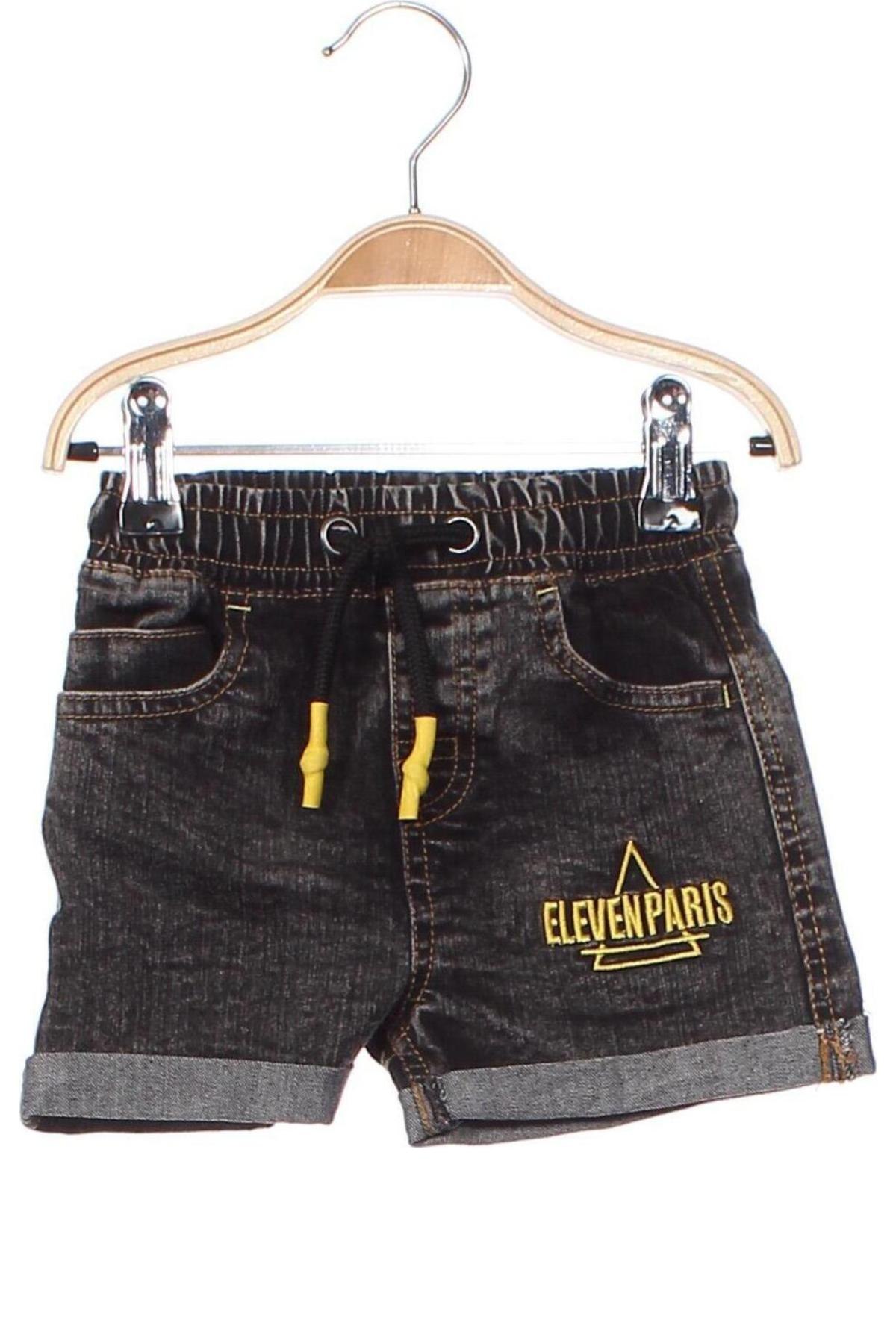 Pantaloni scurți pentru copii Eleven Paris Little, Mărime 9-12m/ 74-80 cm, Culoare Gri, Preț 26,84 Lei