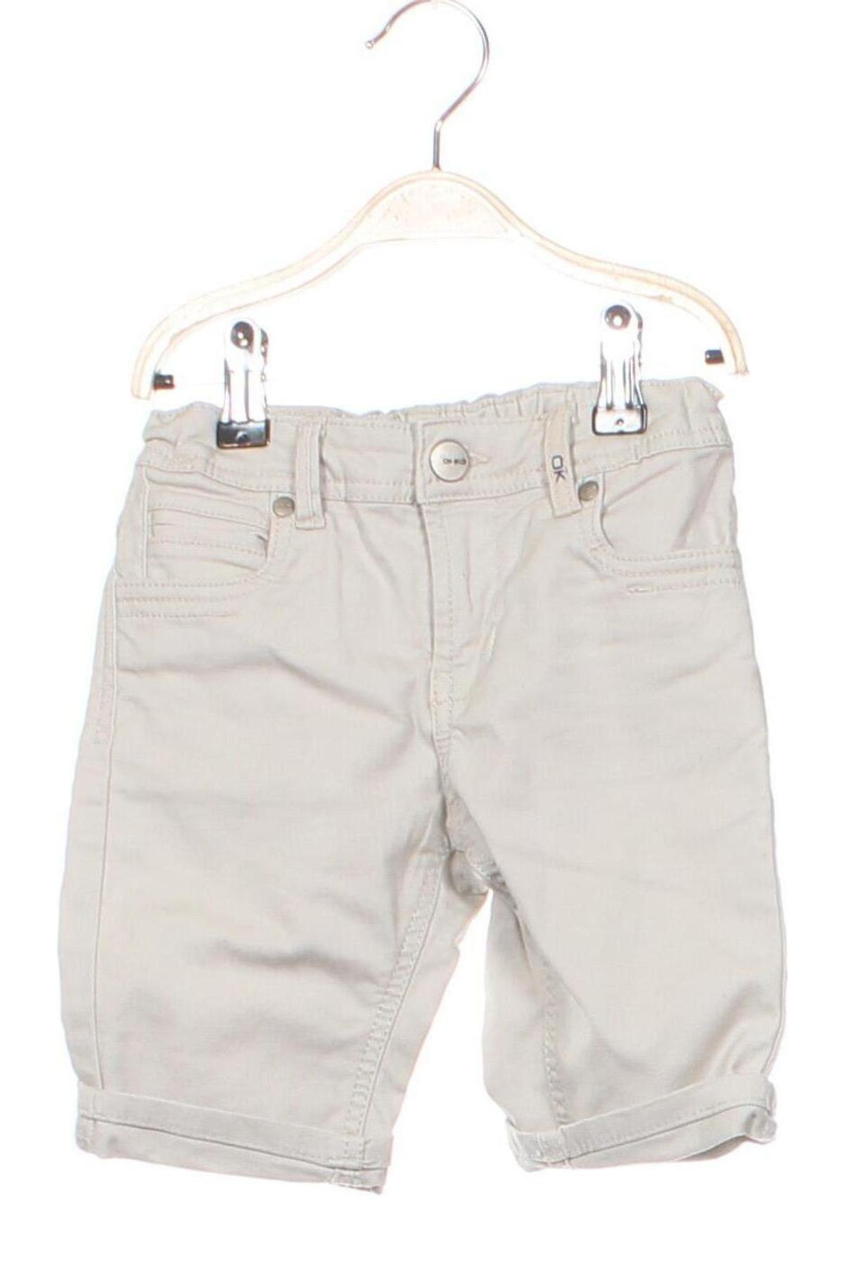 Παιδικό κοντό παντελόνι Okaidi, Μέγεθος 2-3y/ 98-104 εκ., Χρώμα Γκρί, Τιμή 11,23 €