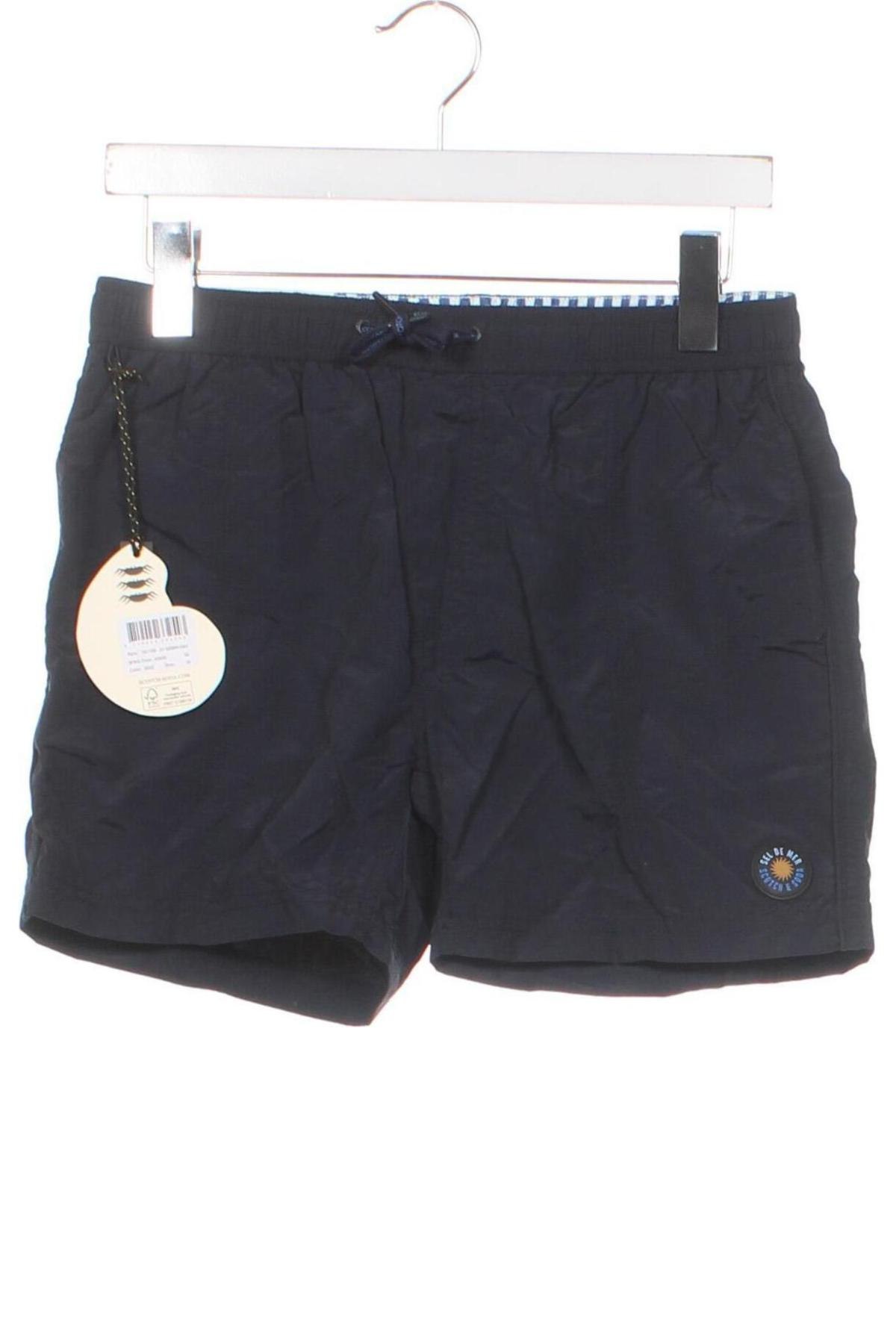 Pantaloni scurți pentru copii Scotch & Soda, Mărime 15-18y/ 170-176 cm, Culoare Albastru, Preț 72,76 Lei