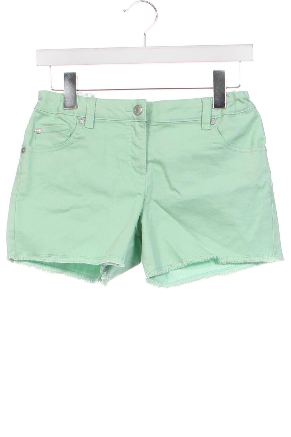 Παιδικό κοντό παντελόνι United Colors Of Benetton, Μέγεθος 10-11y/ 146-152 εκ., Χρώμα Πράσινο, Τιμή 30,41 €
