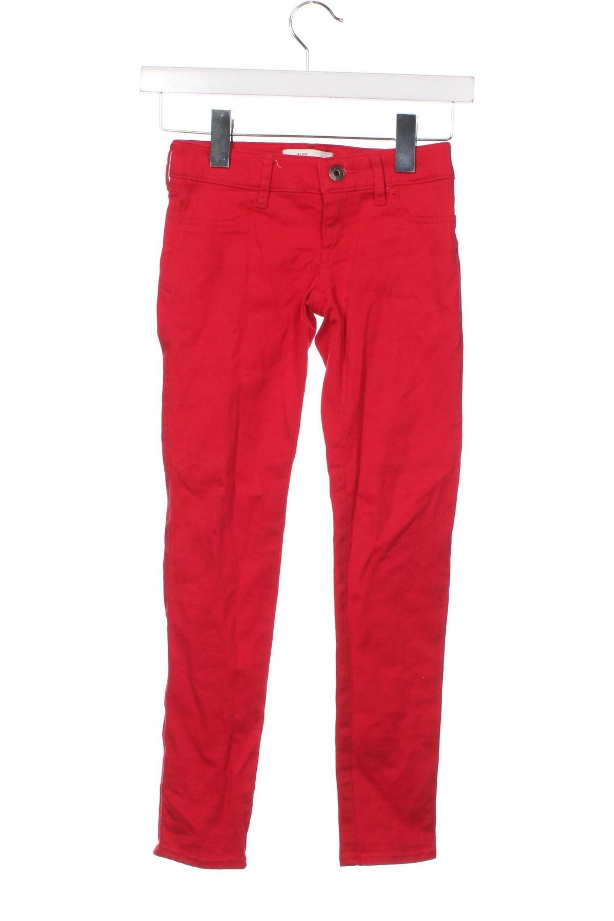 Παιδικό παντελόνι Abercrombie & Fitch, Μέγεθος 9-10y/ 140-146 εκ., Χρώμα Κόκκινο, Τιμή 13,75 €