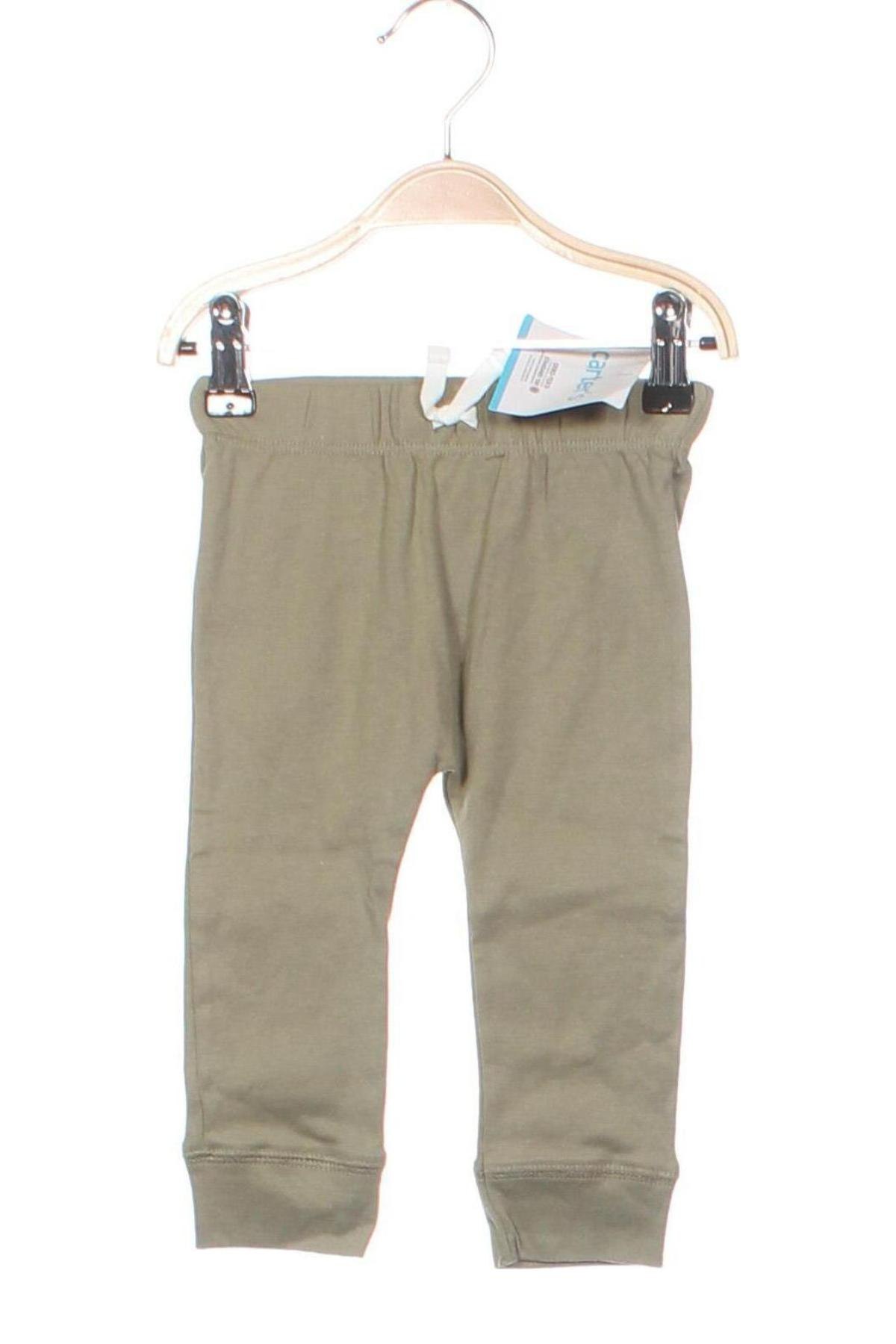 Детски панталон Carter's, Размер 9-12m/ 74-80 см, Цвят Зелен, Цена 49,00 лв.