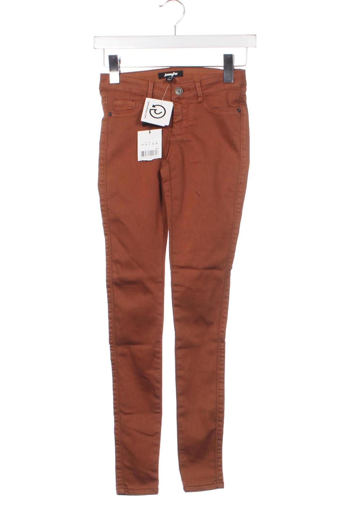 Pantaloni pentru copii Jennyfer, Mărime 14-15y/ 168-170 cm, Culoare Maro, Preț 26,68 Lei
