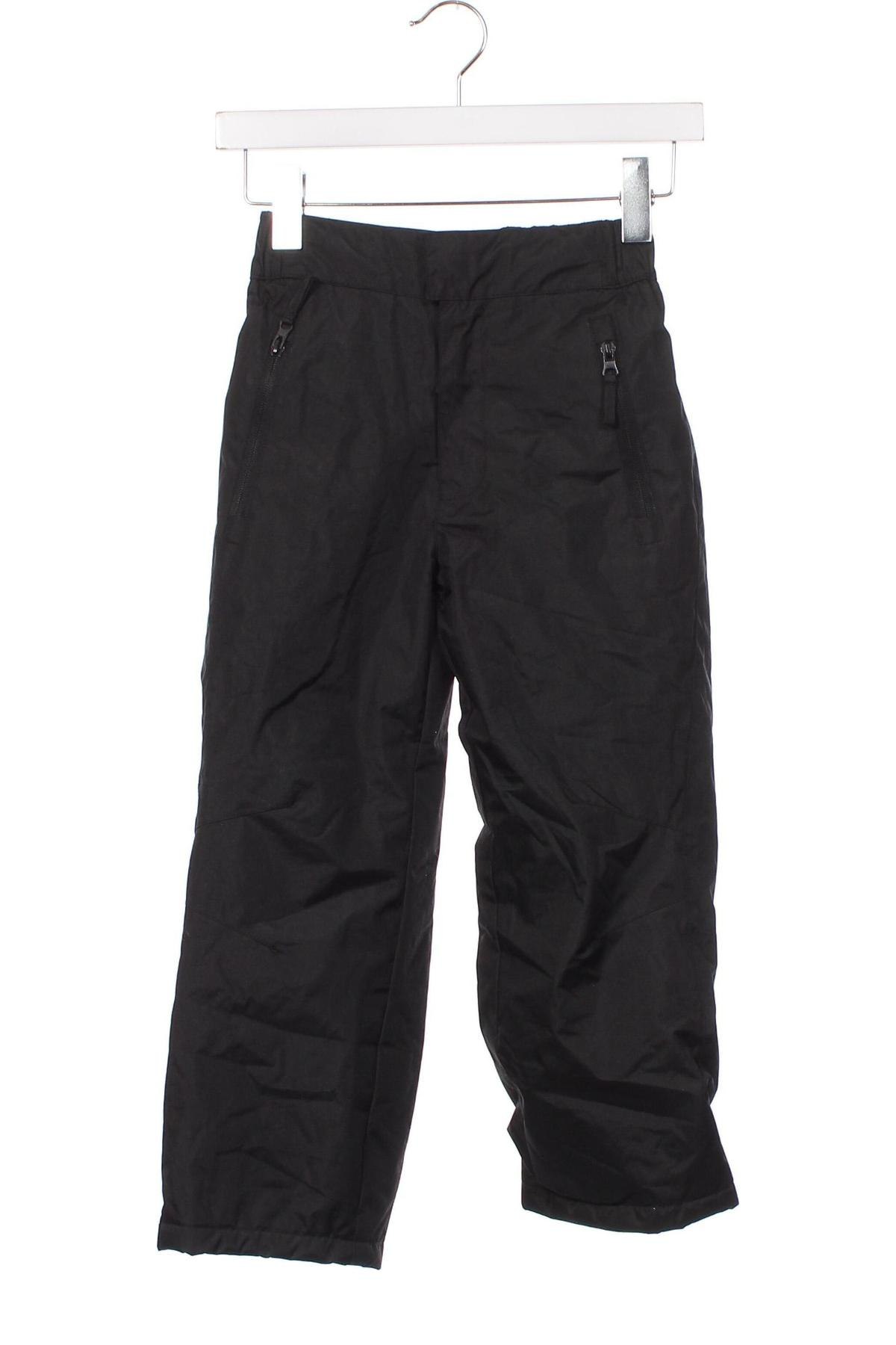 Детски панталон за зимни спортове, Размер 6-7y/ 122-128 см, Цвят Черен, Цена 9,10 лв.