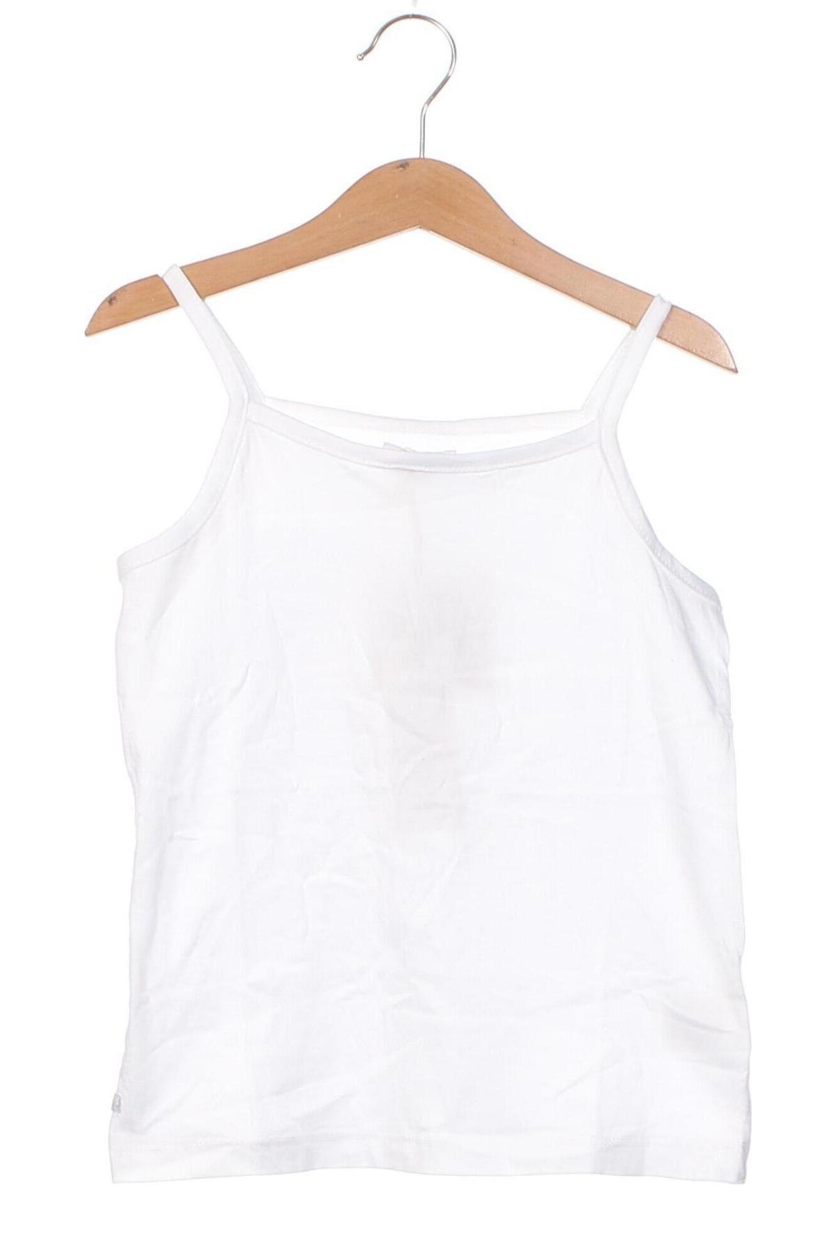 Μπλουζάκι αμάνικο παιδικό Overkids, Μέγεθος 7-8y/ 128-134 εκ., Χρώμα Λευκό, Τιμή 5,83 €