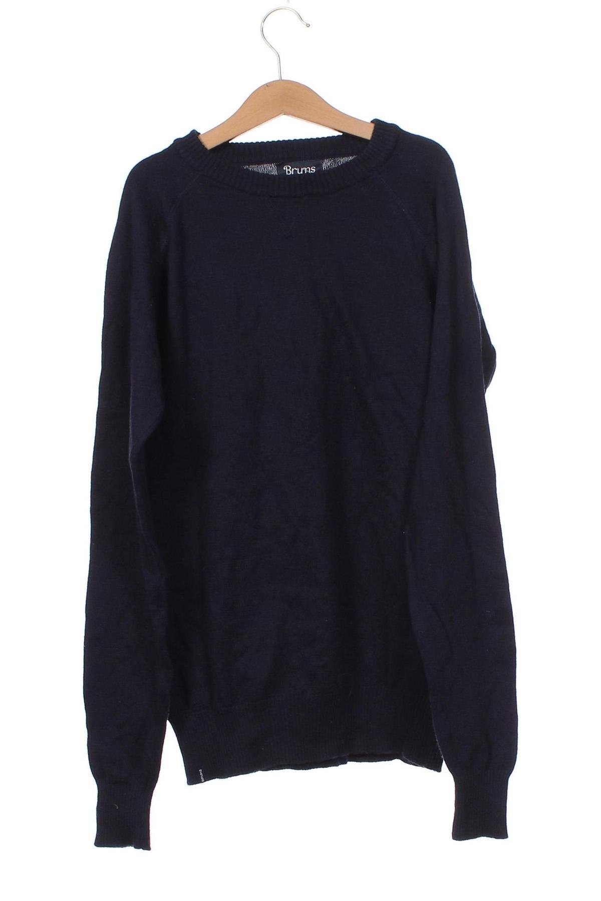Детски пуловер Brums, Размер 13-14y/ 164-168 см, Цвят Син, Цена 11,48 лв.