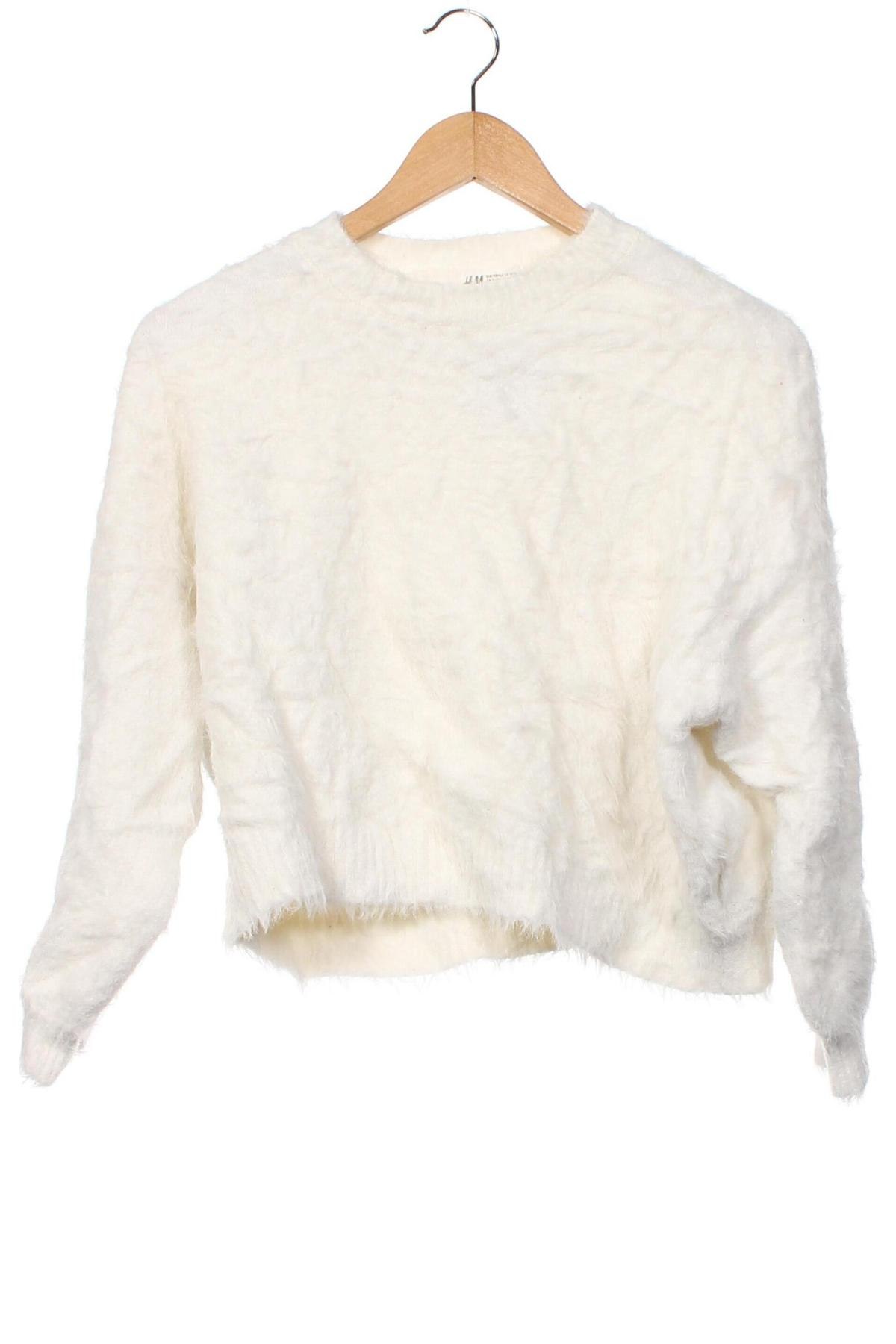Dziecięcy sweter H&M, Rozmiar 12-13y/ 158-164 cm, Kolor Biały, Cena 45,61 zł