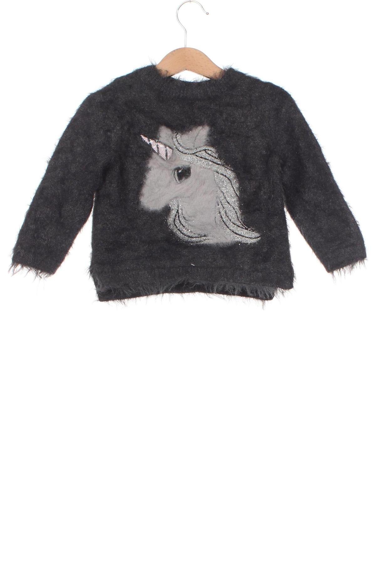 Детски пуловер H&M, Размер 18-24m/ 86-98 см, Цвят Сив, Цена 10,08 лв.