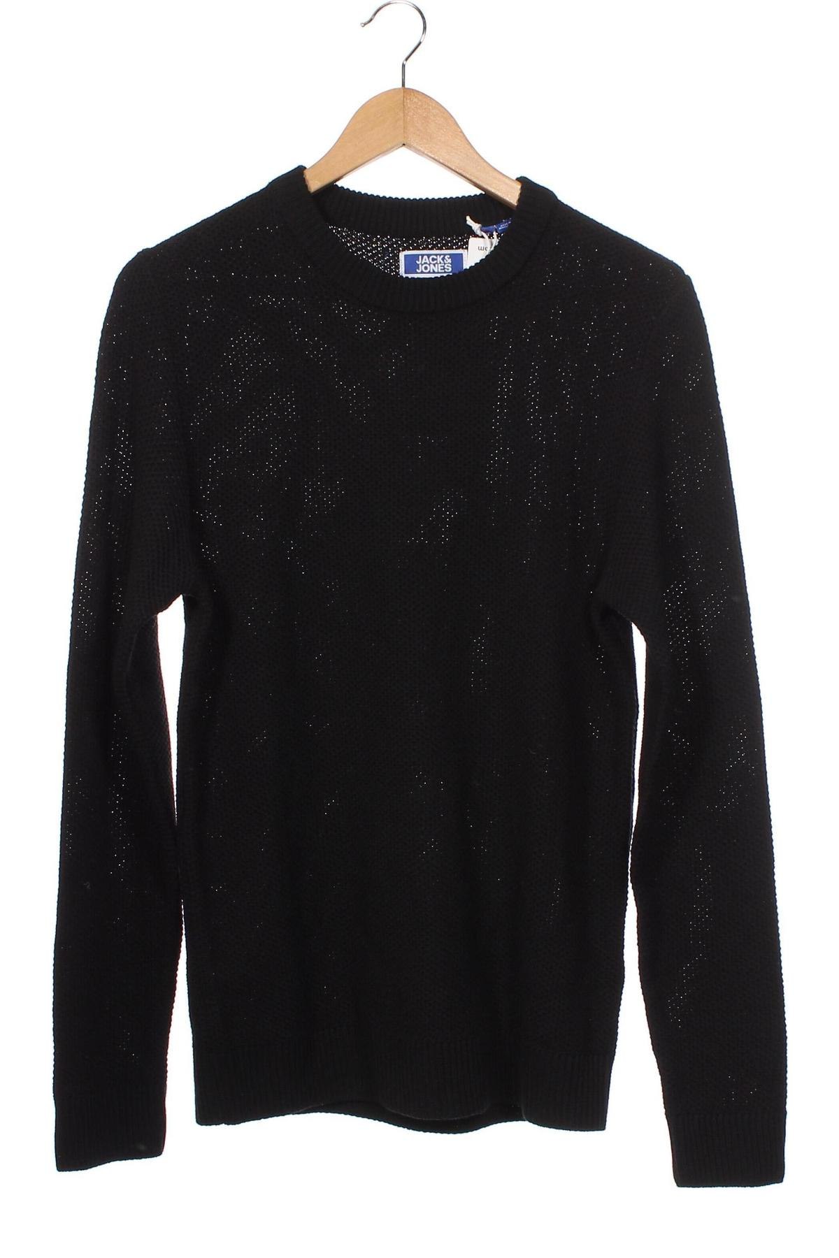 Детски пуловер Jack & Jones, Размер 15-18y/ 170-176 см, Цвят Черен, Цена 17,11 лв.