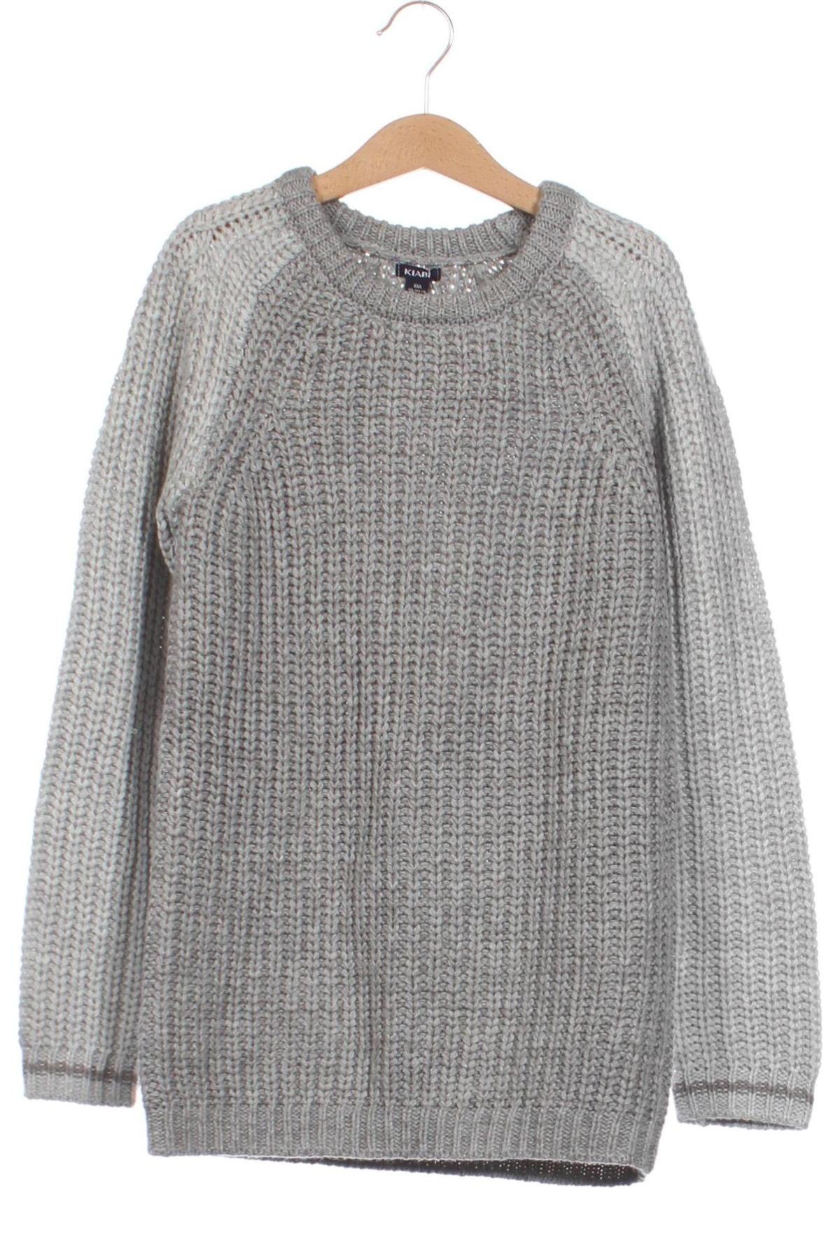 Детски пуловер Kiabi, Размер 9-10y/ 140-146 см, Цвят Сив, Цена 9,02 лв.