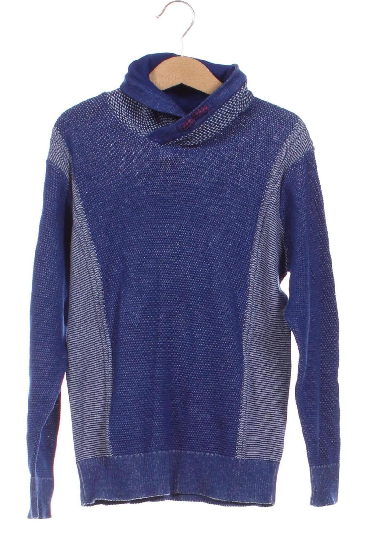Детски пуловер Oviesse, Размер 7-8y/ 128-134 см, Цвят Син, Цена 14,40 лв.
