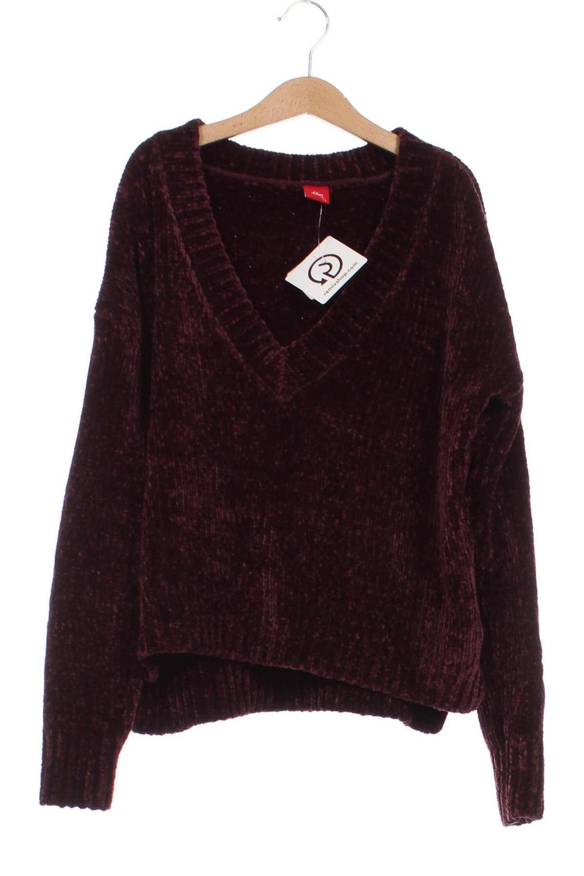 Детски пуловер S.Oliver, Размер 12-13y/ 158-164 см, Цвят Червен, Цена 8,40 лв.