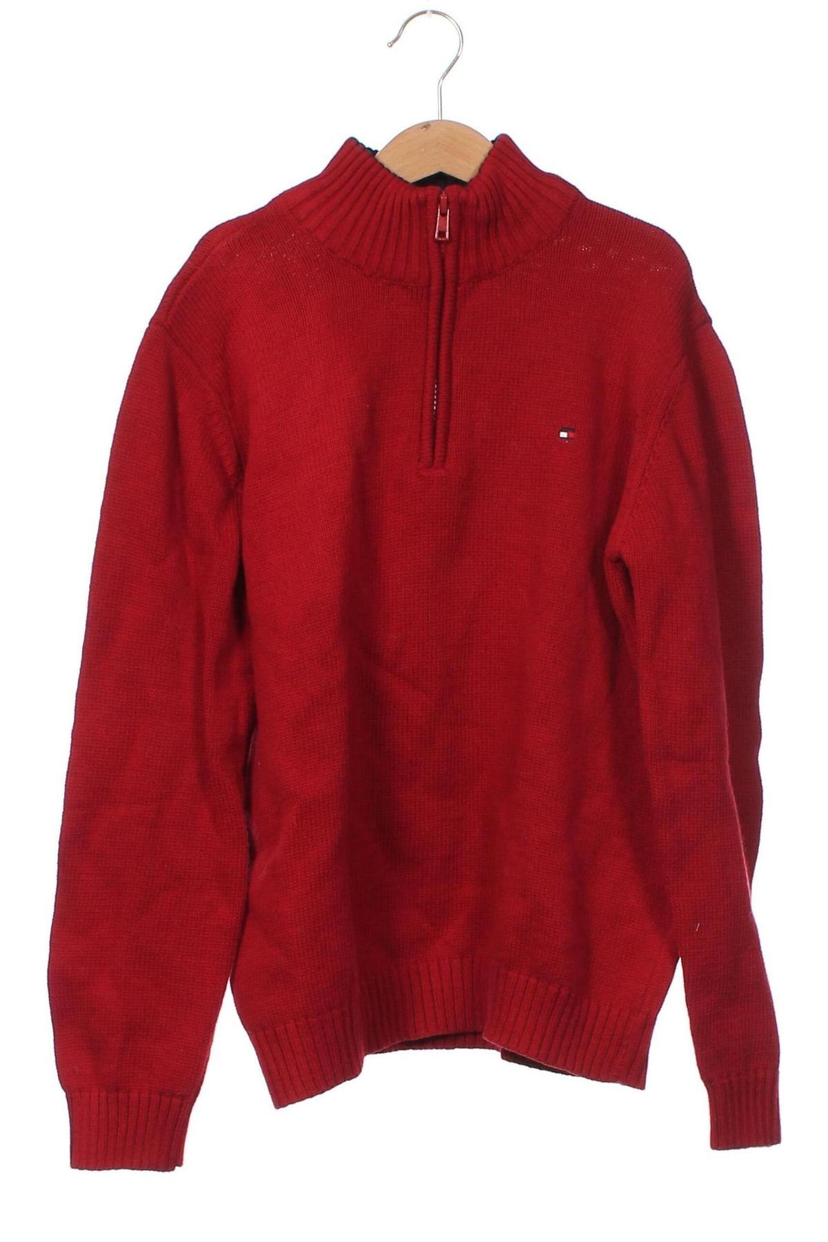 Детски пуловер Tommy Hilfiger, Размер 12-13y/ 158-164 см, Цвят Червен, Цена 44,52 лв.