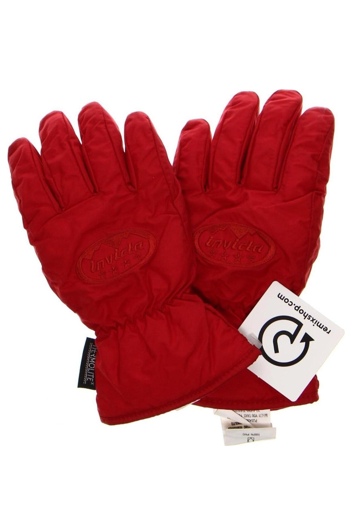 Mănuși pentru copii pentru sporturi de iarnă Invicta, Culoare Roșu, Preț 49,34 Lei