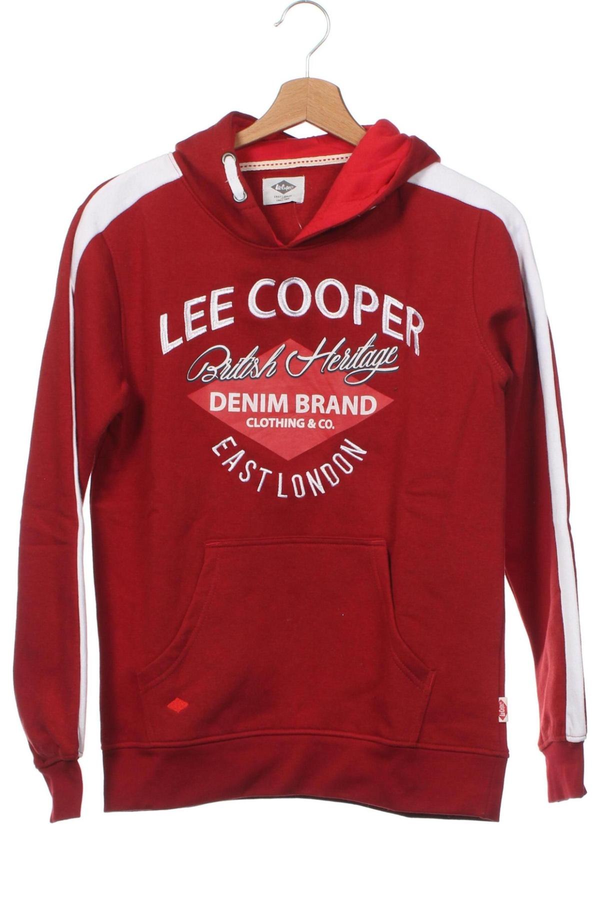 Детски суичър Lee Cooper, Размер 13-14y/ 164-168 см, Цвят Червен, Цена 69,00 лв.