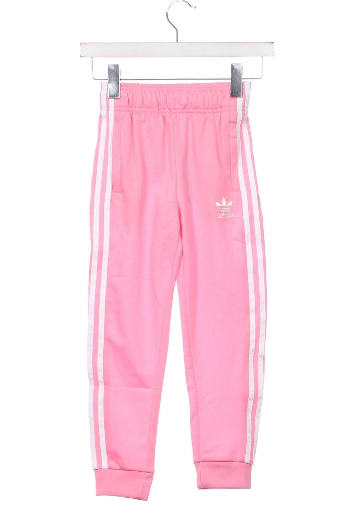 Детско спортно долнище Adidas Originals, Размер 7-8y/ 128-134 см, Цвят Розов, Цена 61,62 лв.