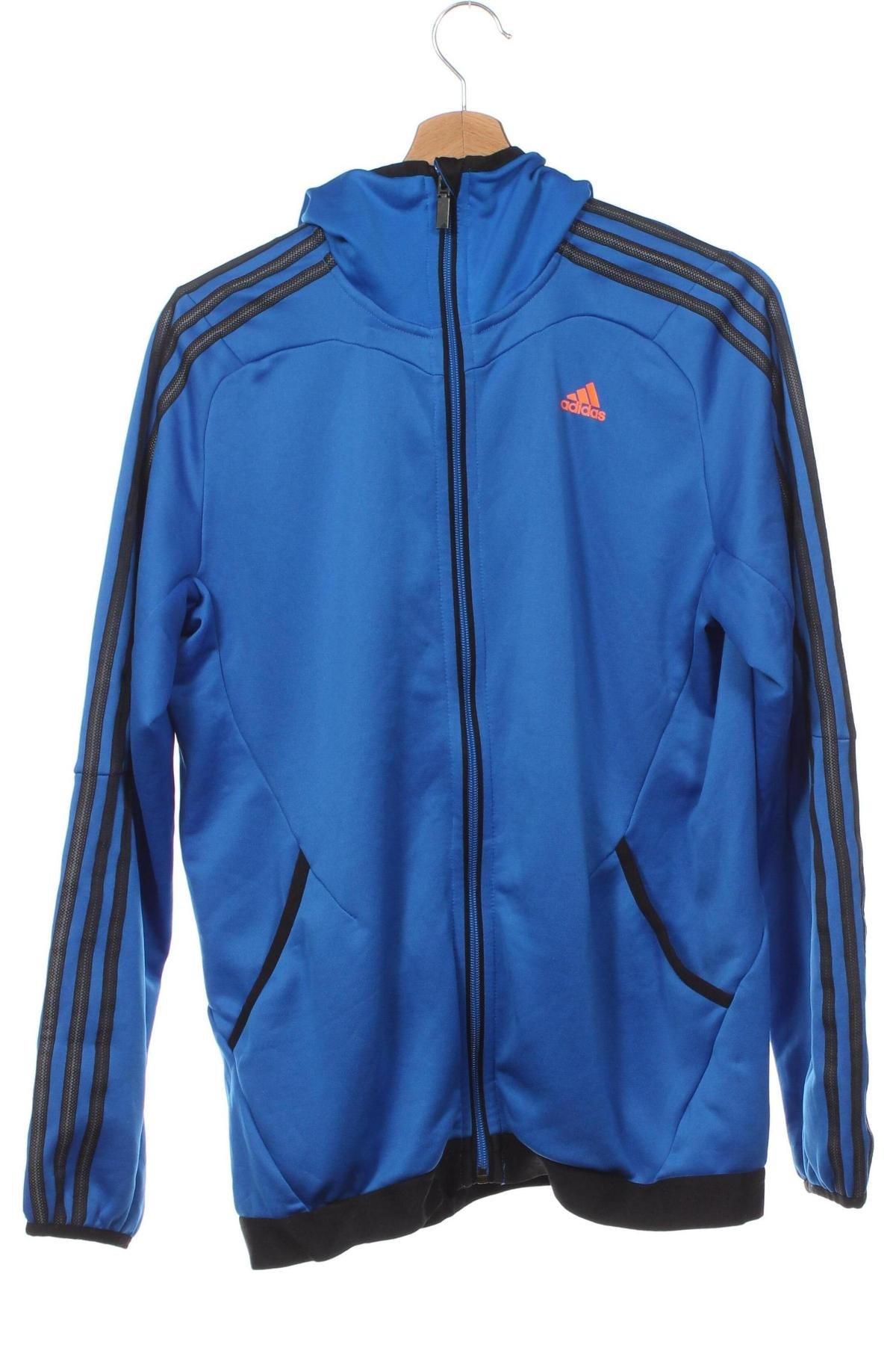 Детско спортно горнище Adidas, Размер 15-18y/ 170-176 см, Цвят Син, Цена 46,00 лв.