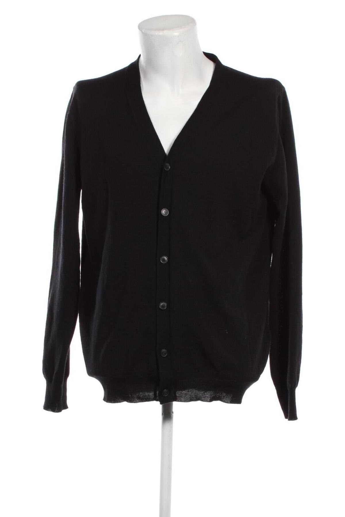 Мъжка жилетка Zara Man, Размер XL, Цвят Черен, Цена 30,77 лв.