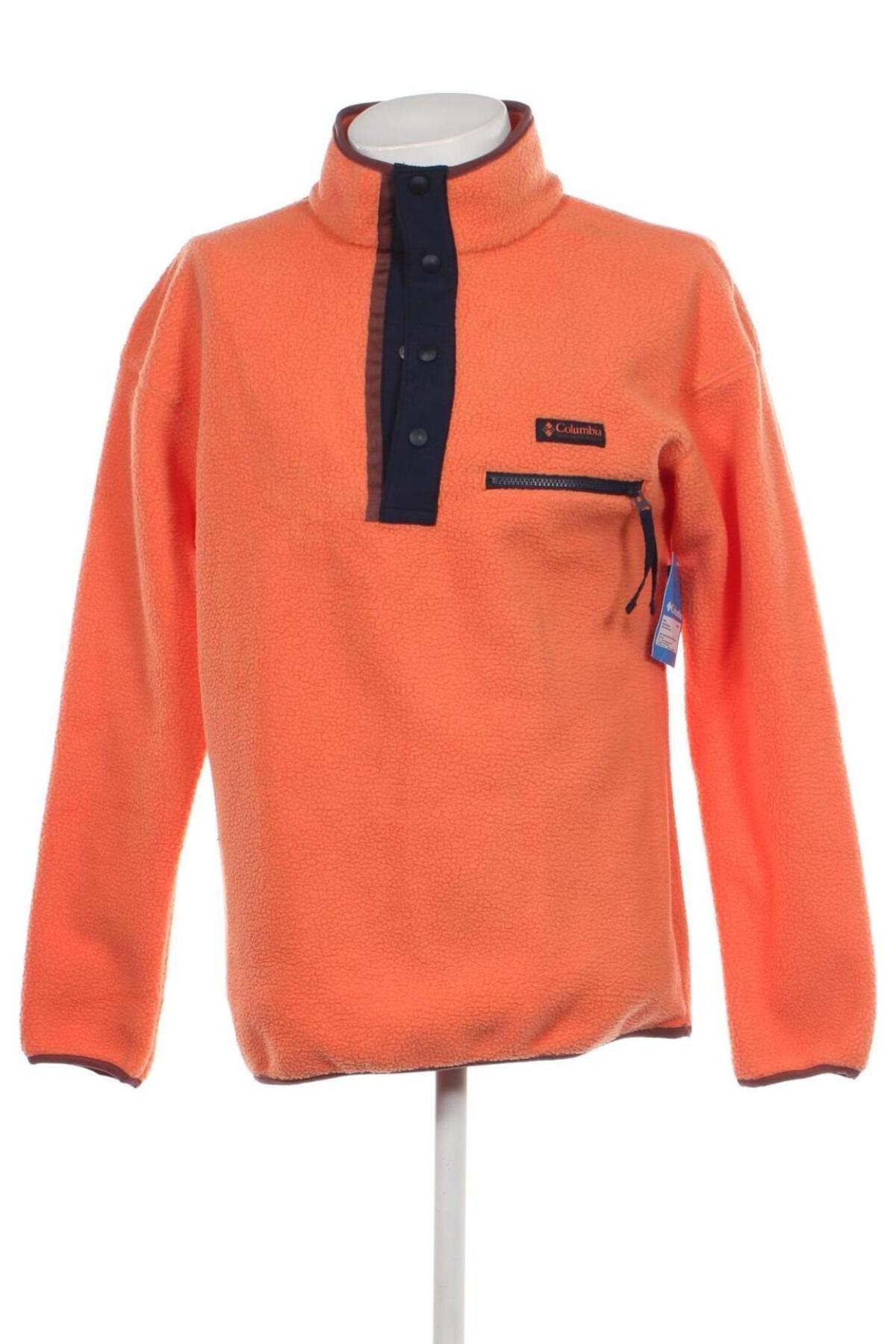 Ανδρική μπλούζα fleece Columbia, Μέγεθος M, Χρώμα Πορτοκαλί, Τιμή 69,12 €