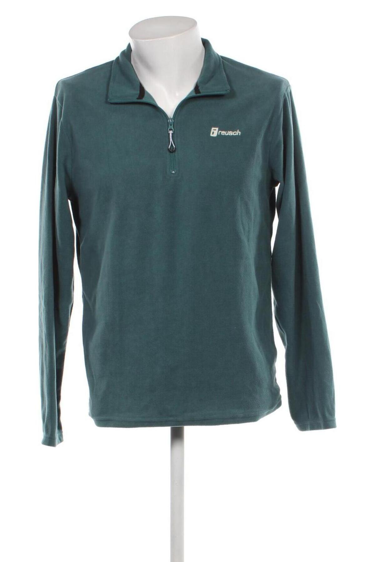Ανδρική μπλούζα fleece Reusch, Μέγεθος L, Χρώμα Πράσινο, Τιμή 28,45 €