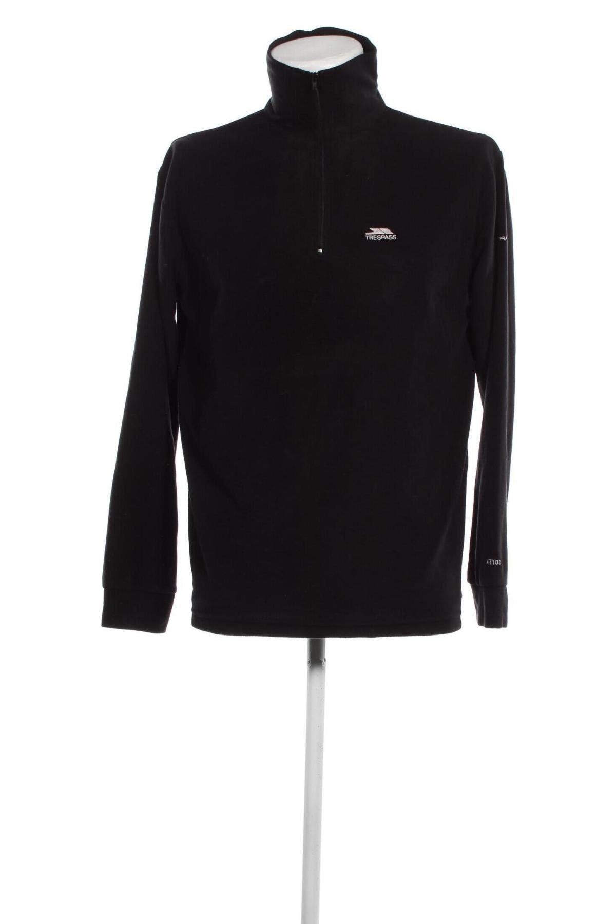 Ανδρική μπλούζα fleece Trespass, Μέγεθος M, Χρώμα Μαύρο, Τιμή 21,03 €