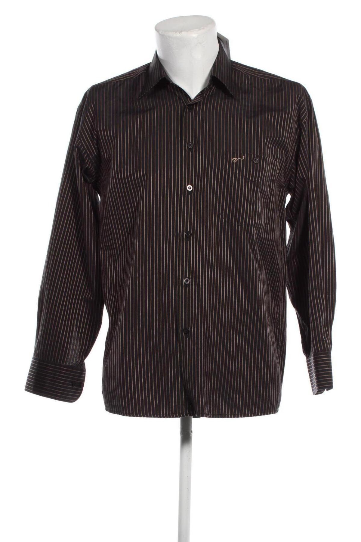 Мъжка риза, Размер M, Цвят Черен, Цена 8,70 лв.