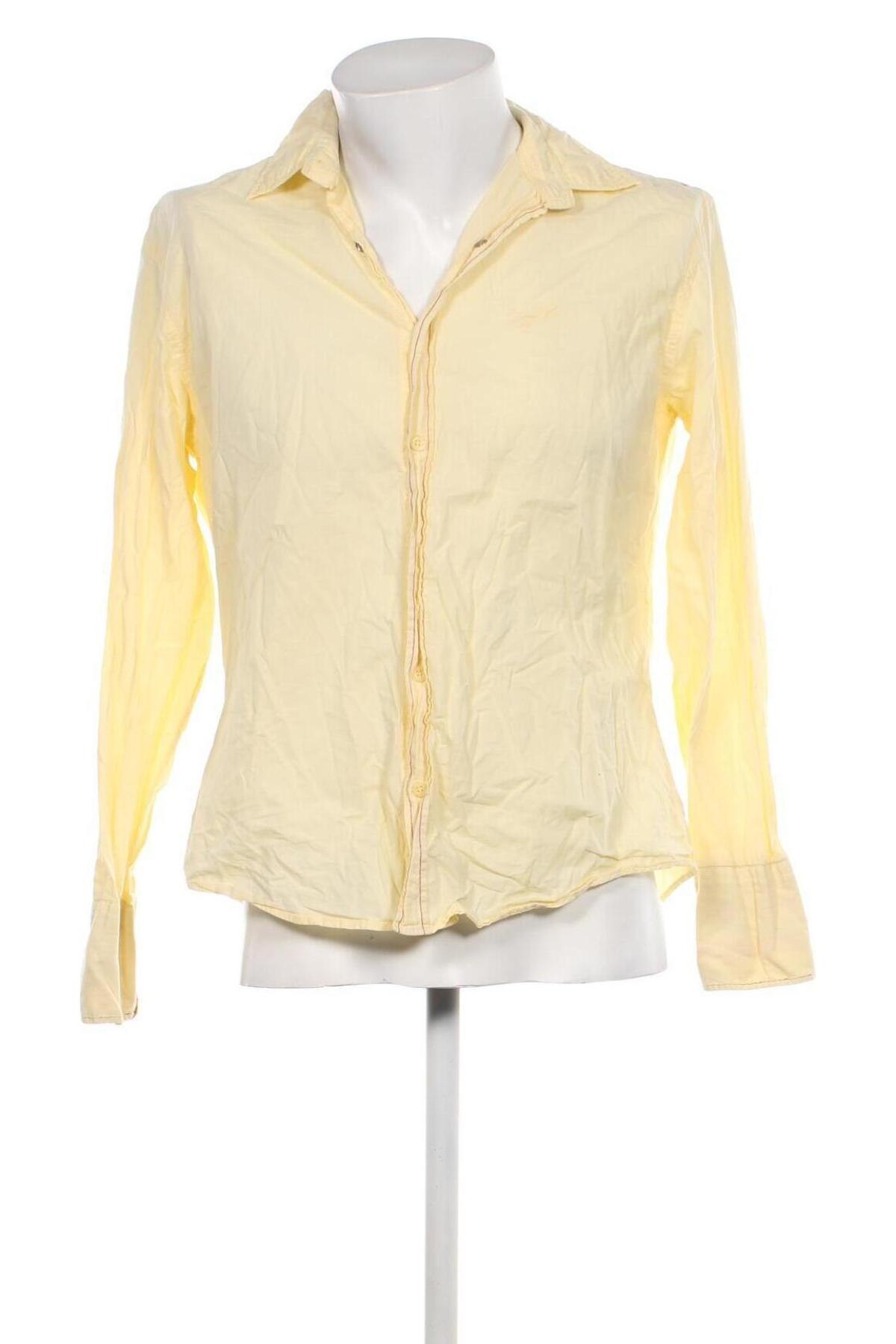 Herrenhemd, Größe S, Farbe Gelb, Preis 4,15 €