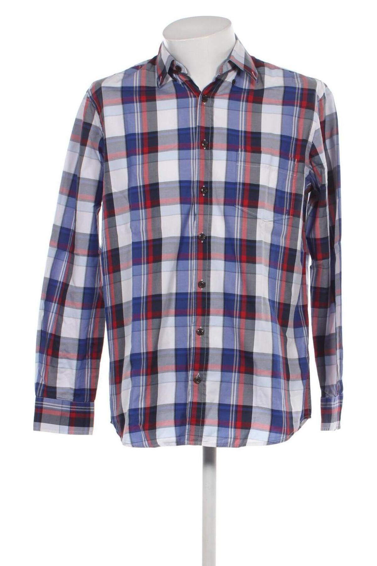 Ανδρικό πουκάμισο Brax, Μέγεθος M, Χρώμα Πολύχρωμο, Τιμή 5,55 €