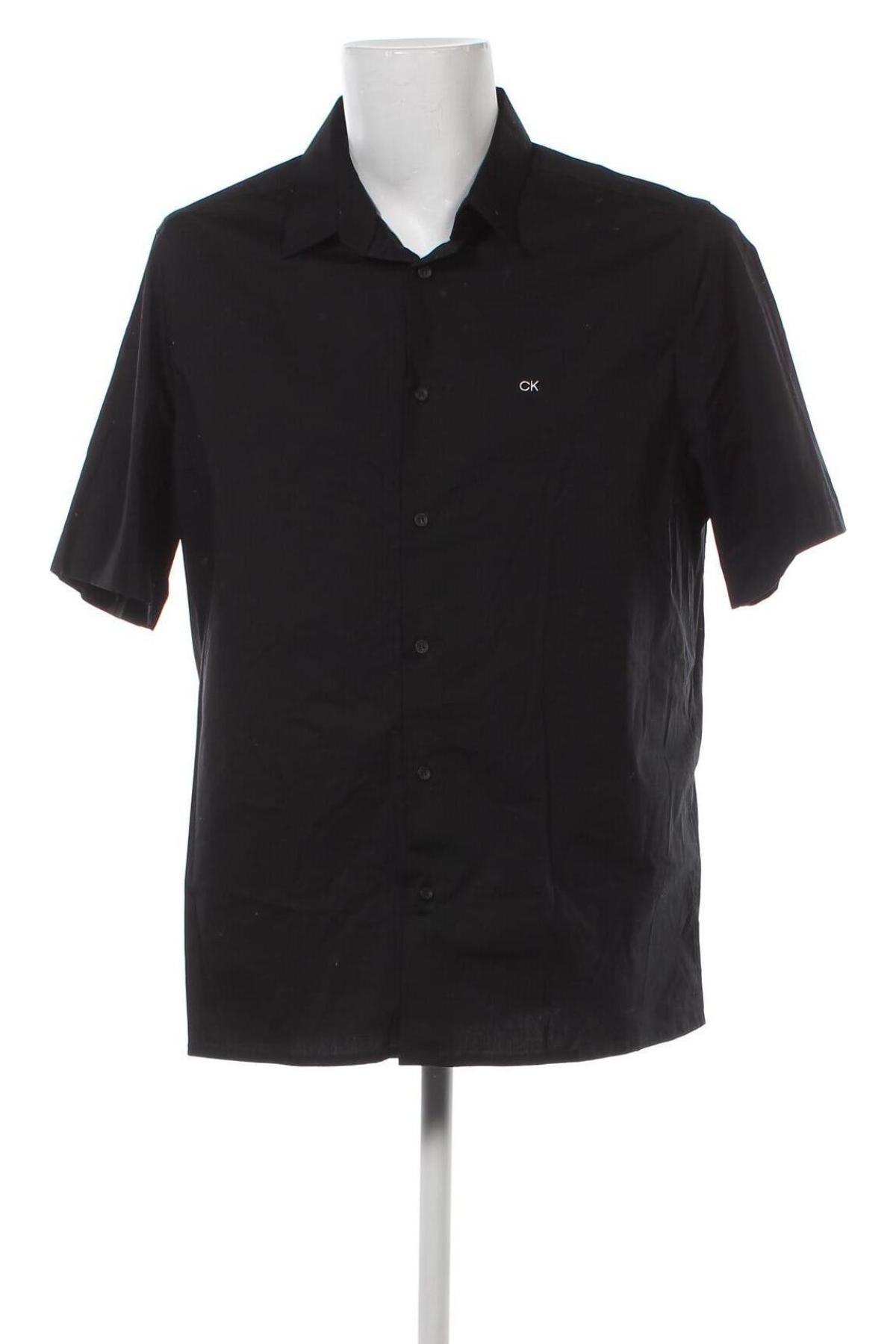 Ανδρικό πουκάμισο Calvin Klein, Μέγεθος XL, Χρώμα Μαύρο, Τιμή 48,89 €
