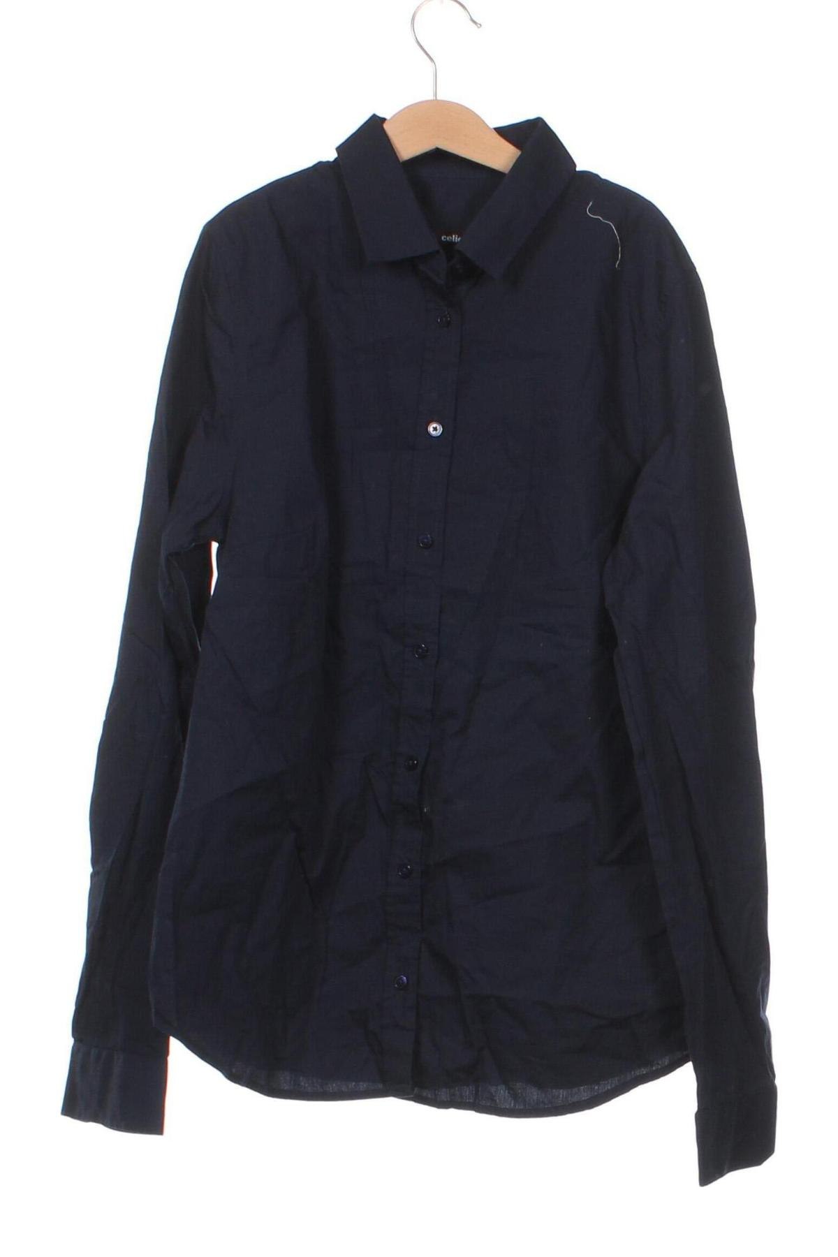 Ανδρικό πουκάμισο Celio, Μέγεθος S, Χρώμα Μπλέ, Τιμή 3,23 €