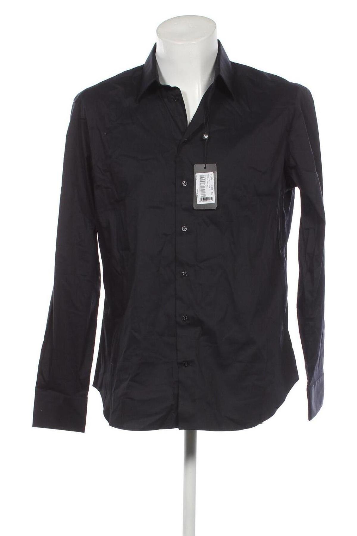 Herrenhemd Emporio Armani, Größe XL, Farbe Blau, Preis € 126,34