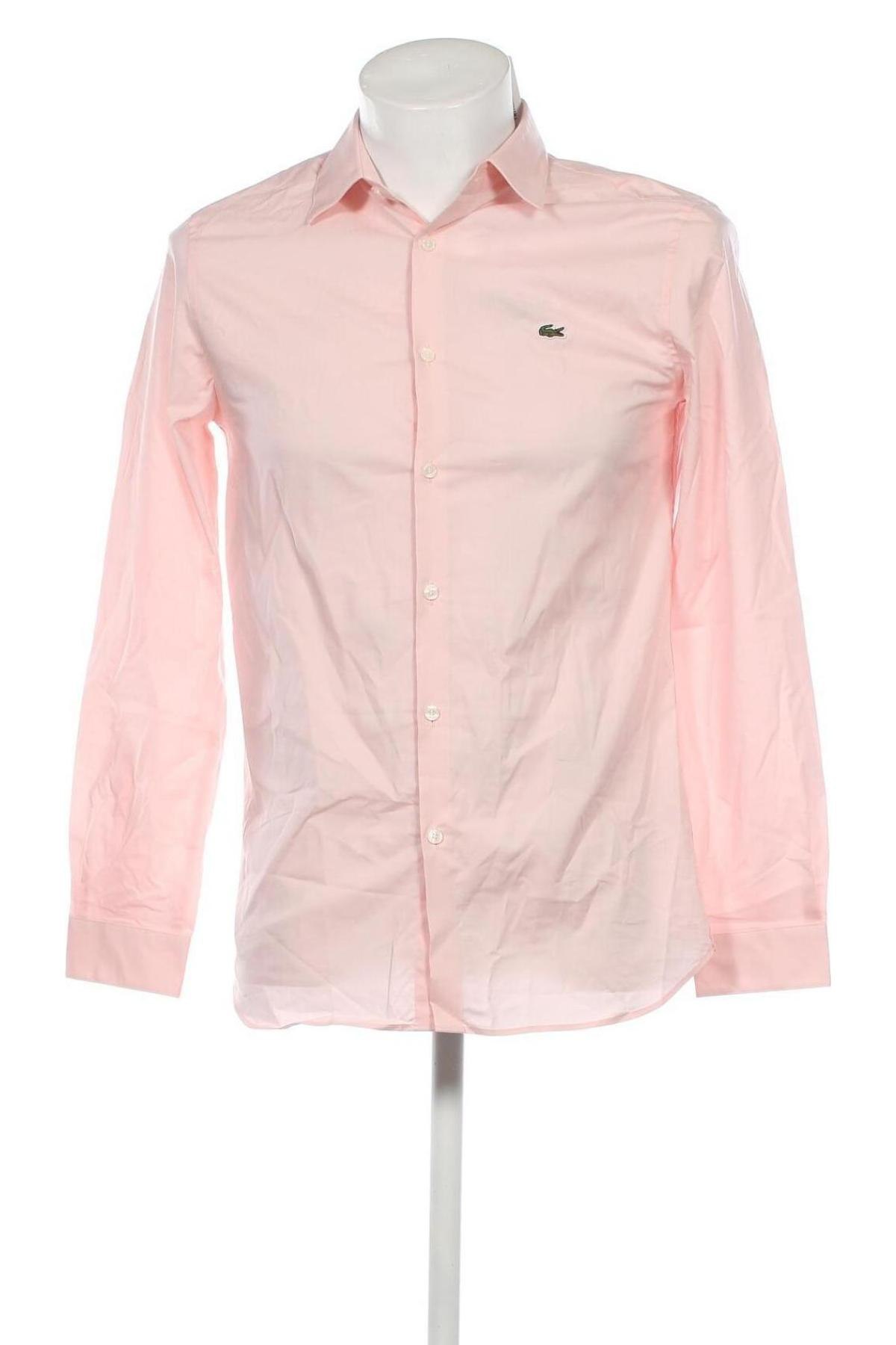 Мъжка риза Lacoste, Размер M, Цвят Розов, Цена 150,00 лв.