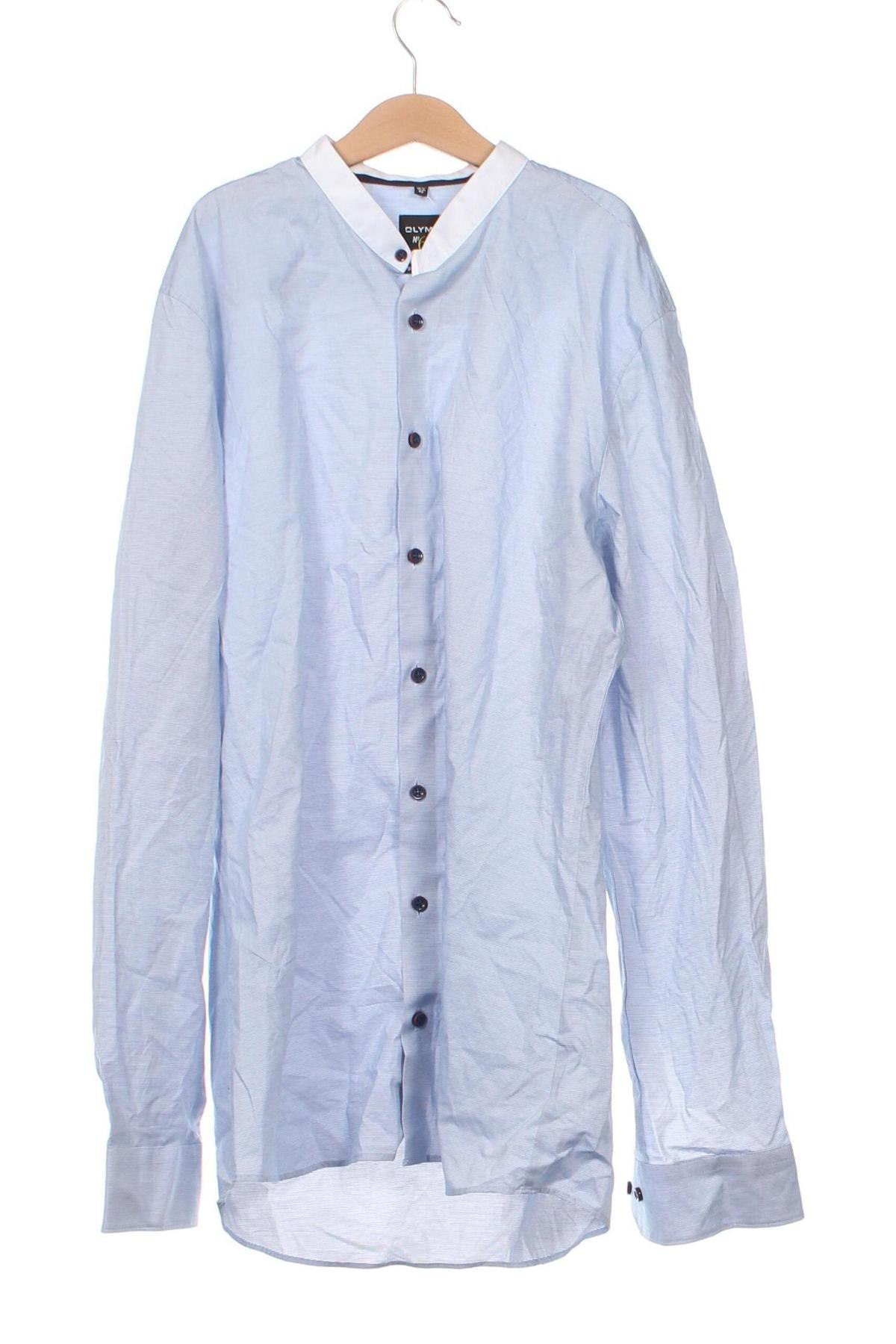 Мъжка риза Olymp, Размер M, Цвят Син, Цена 39,00 лв.