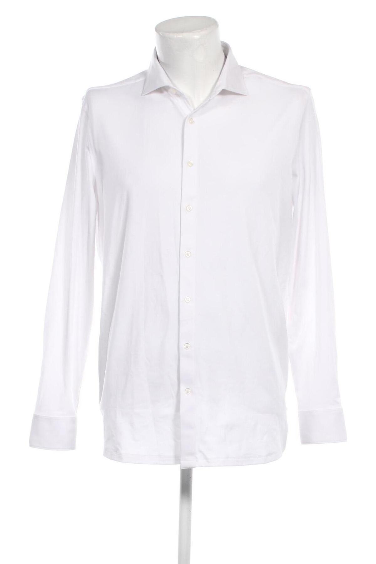 Ανδρικό πουκάμισο Olymp, Μέγεθος XL, Χρώμα Λευκό, Τιμή 60,31 €