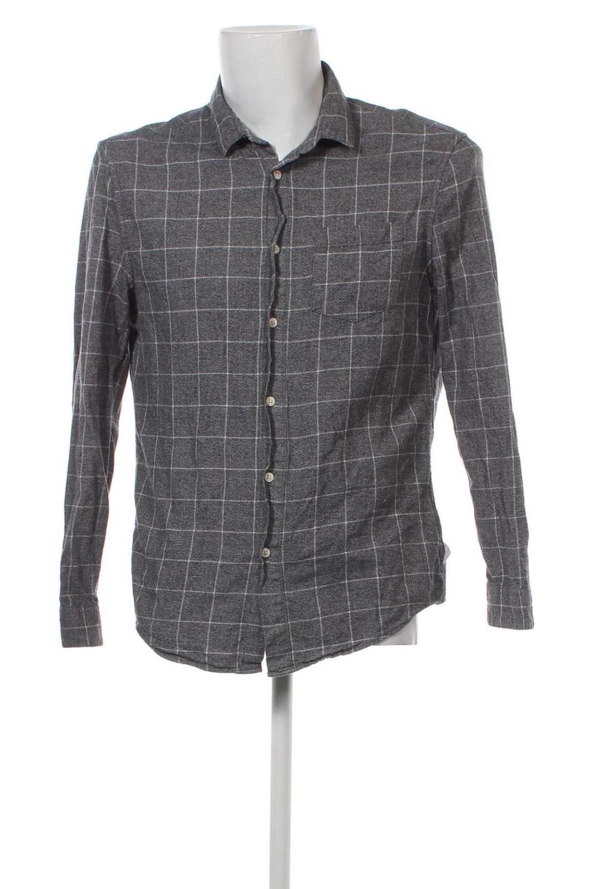 Ανδρικό πουκάμισο Review, Μέγεθος L, Χρώμα Γκρί, Τιμή 7,67 €