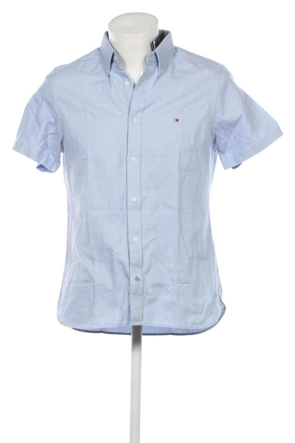 Мъжка риза Tommy Hilfiger, Размер M, Цвят Син, Цена 136,00 лв.