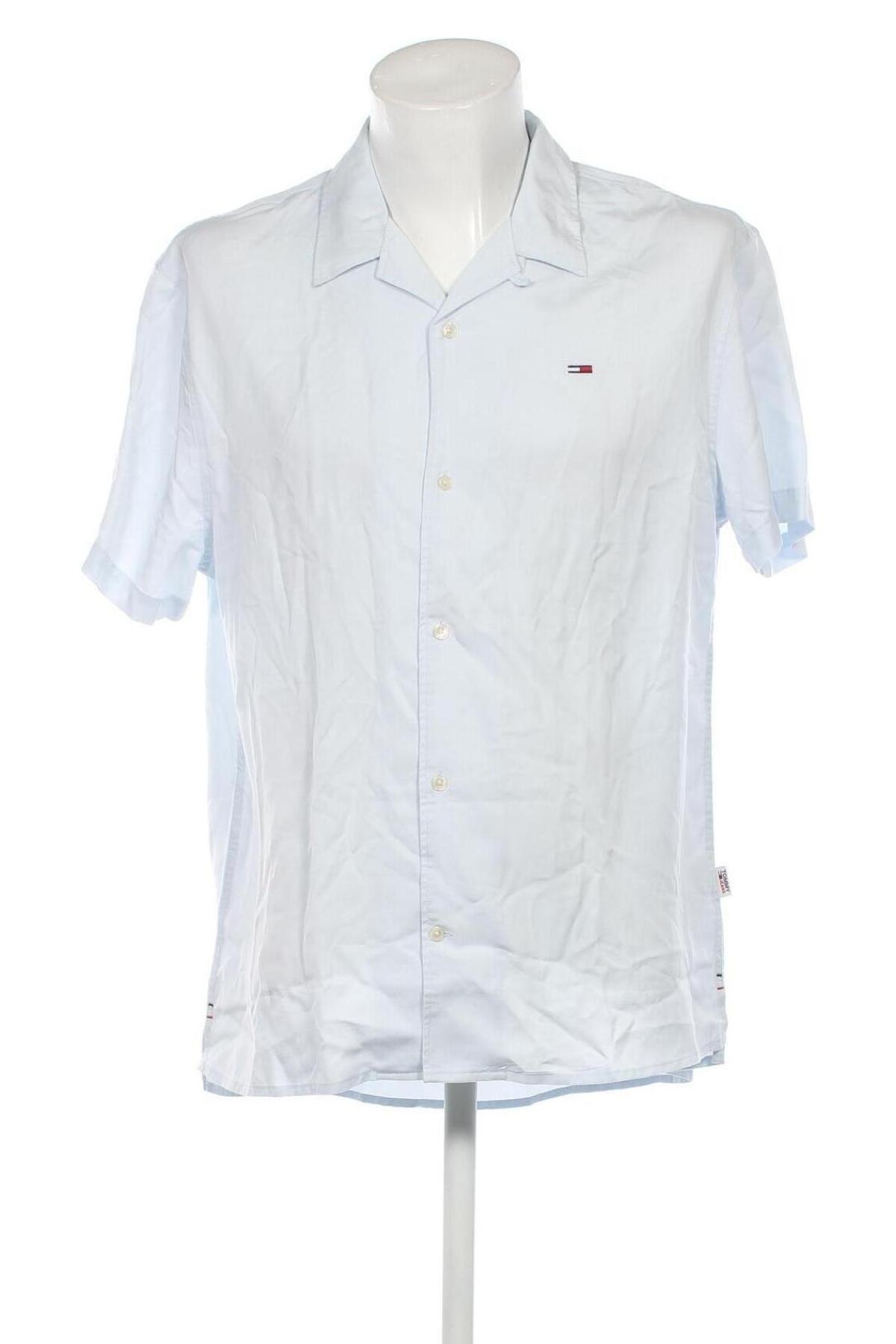 Мъжка риза Tommy Jeans, Размер XL, Цвят Син, Цена 136,00 лв.