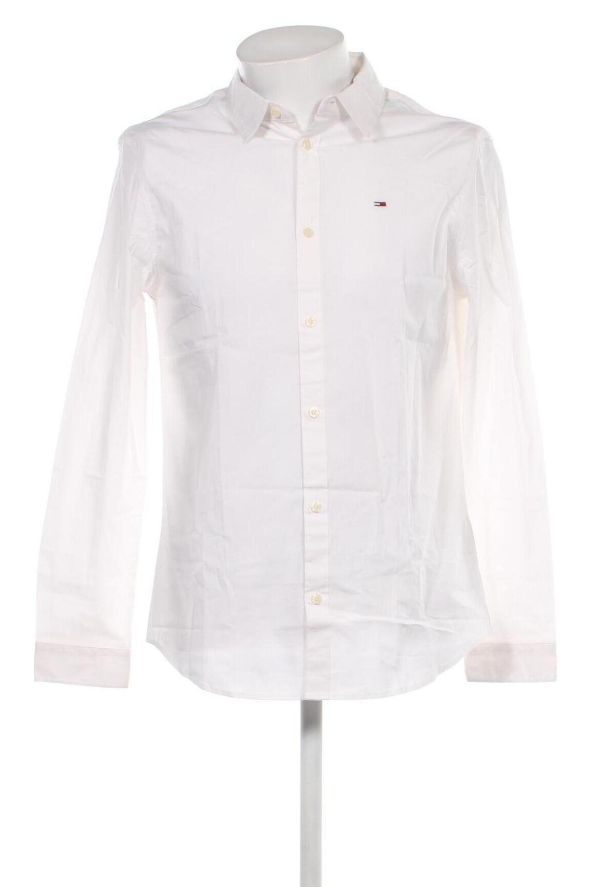 Herrenhemd Tommy Jeans, Größe L, Farbe Weiß, Preis € 77,32