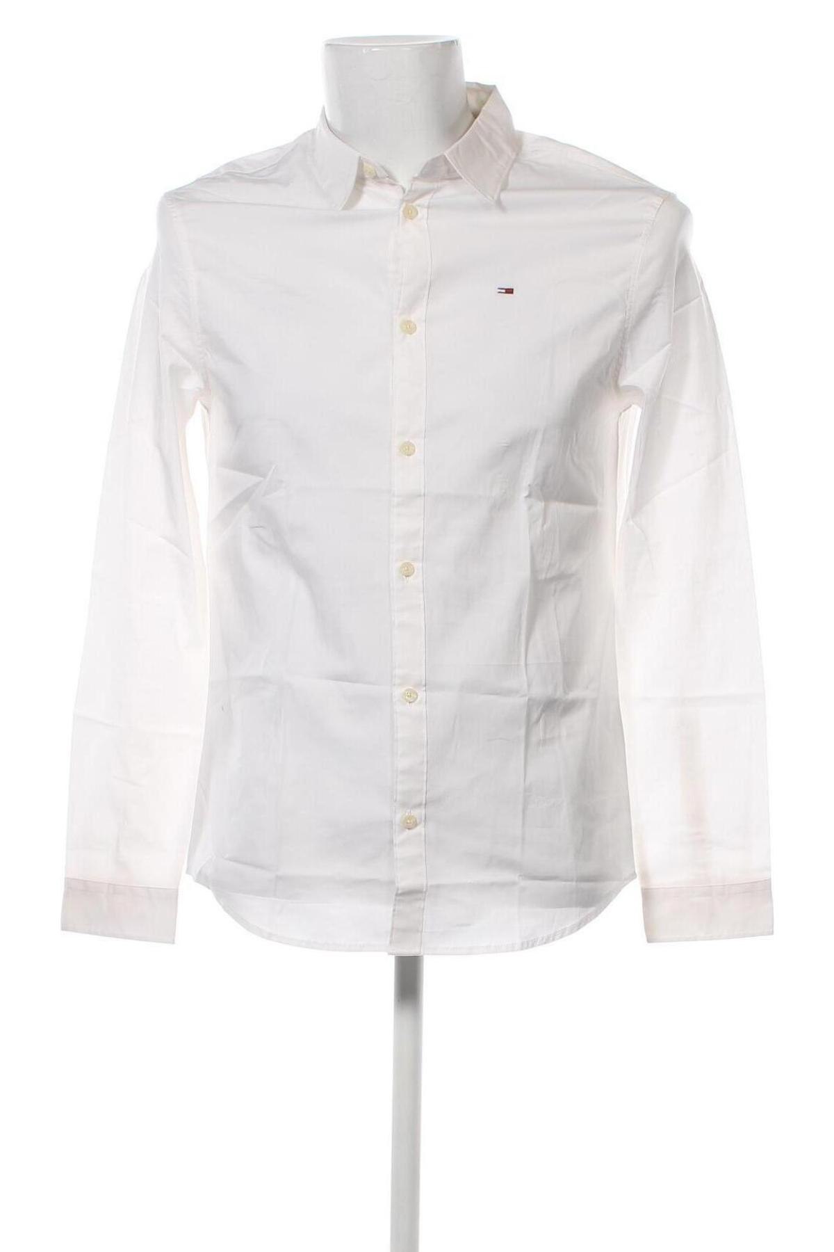 Мъжка риза Tommy Jeans, Размер M, Цвят Бял, Цена 88,50 лв.