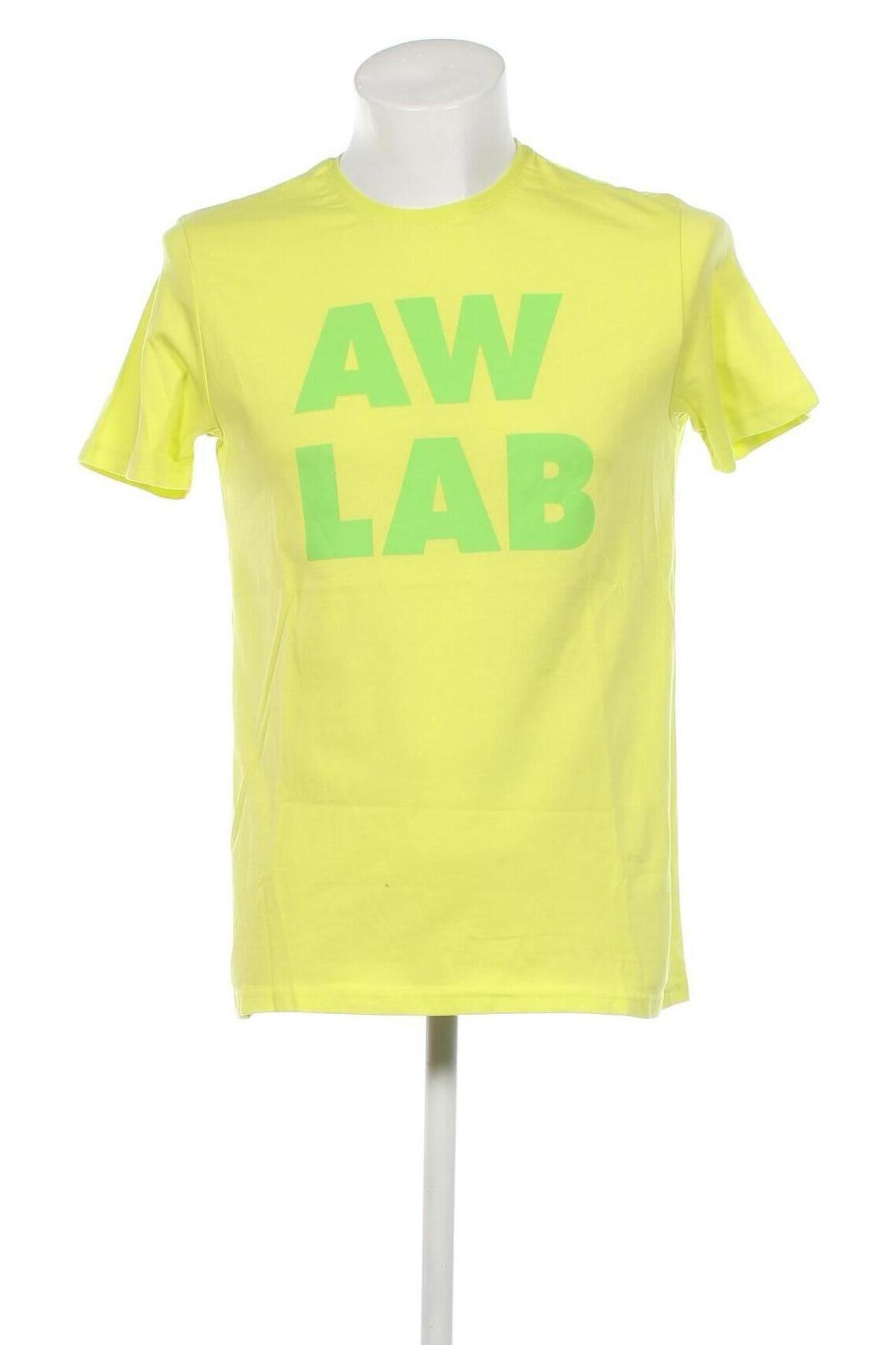 Мъжка тениска AW LAB, Размер S, Цвят Жълт, Цена 9,66 лв.