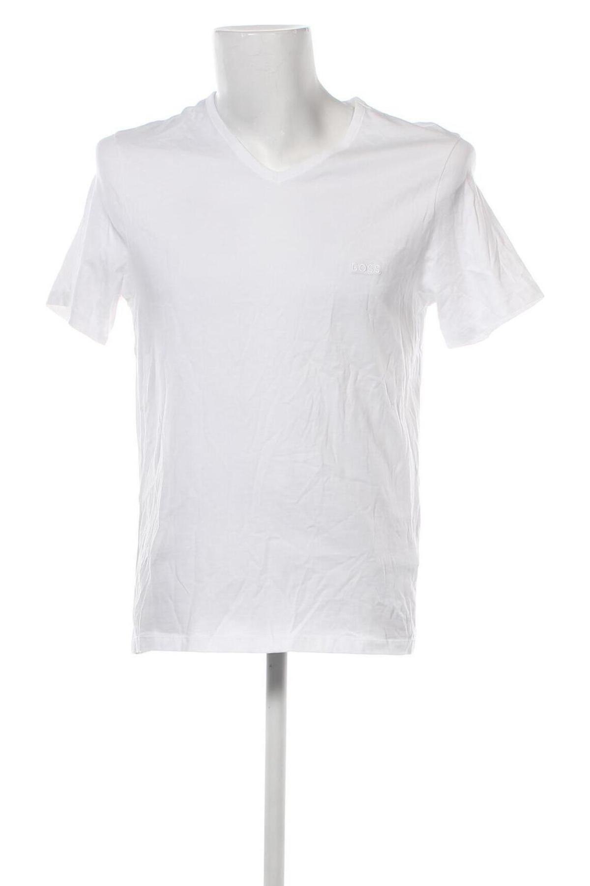Мъжка тениска BOSS, Размер L, Цвят Бял, Цена 105,00 лв.