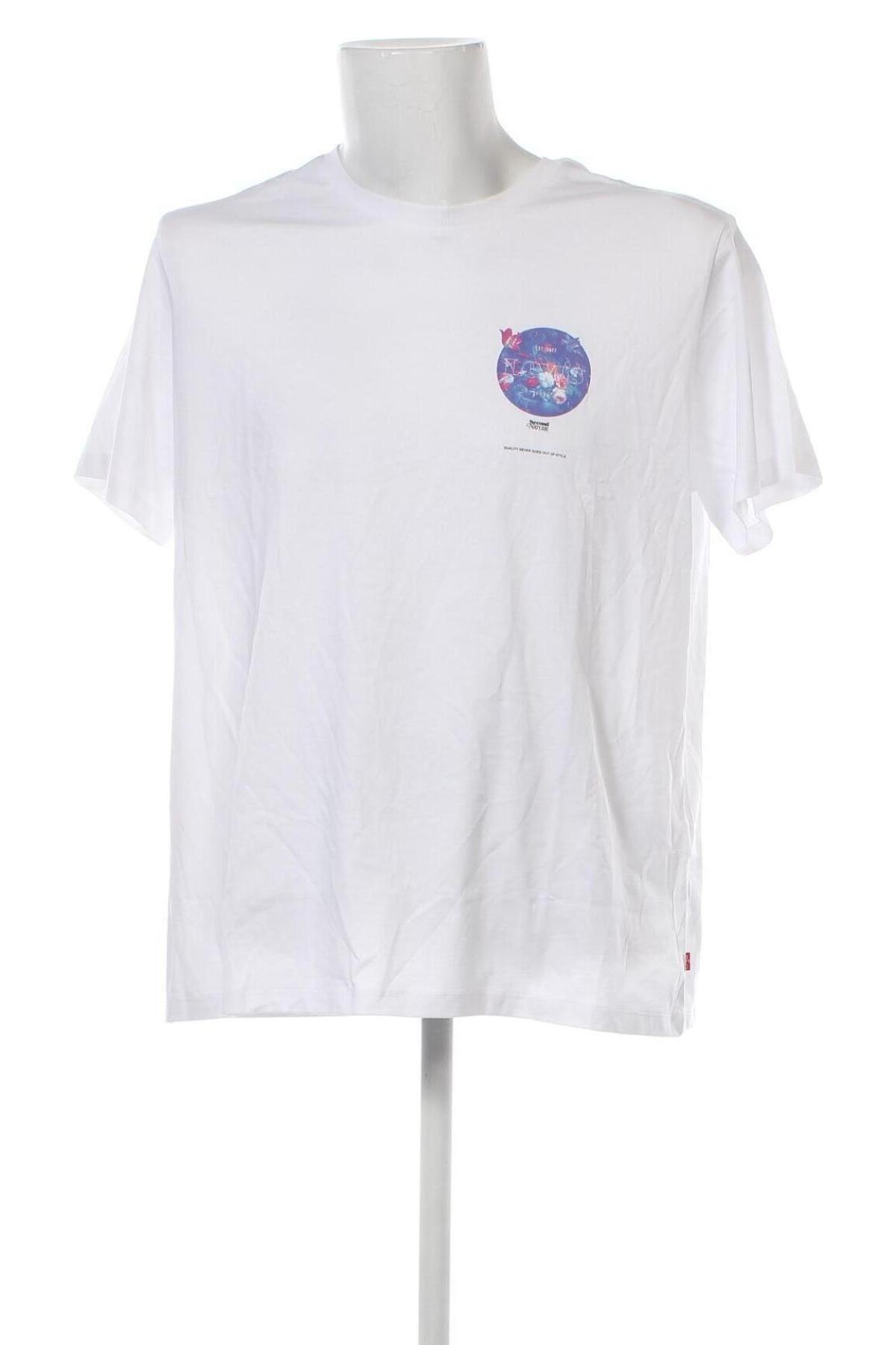 Мъжка тениска Levi's, Размер XL, Цвят Бял, Цена 46,80 лв.