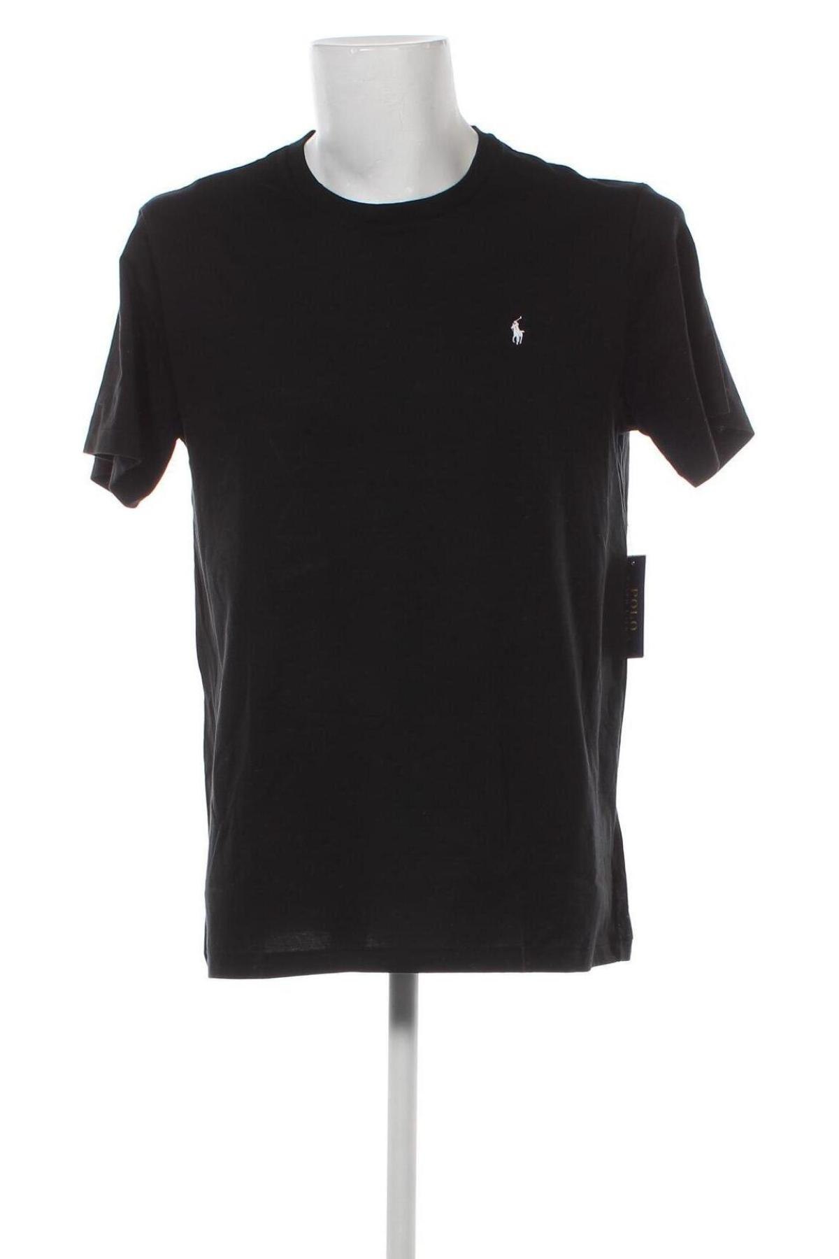 Męski T-shirt Polo By Ralph Lauren, Rozmiar XL, Kolor Czarny, Cena 326,25 zł