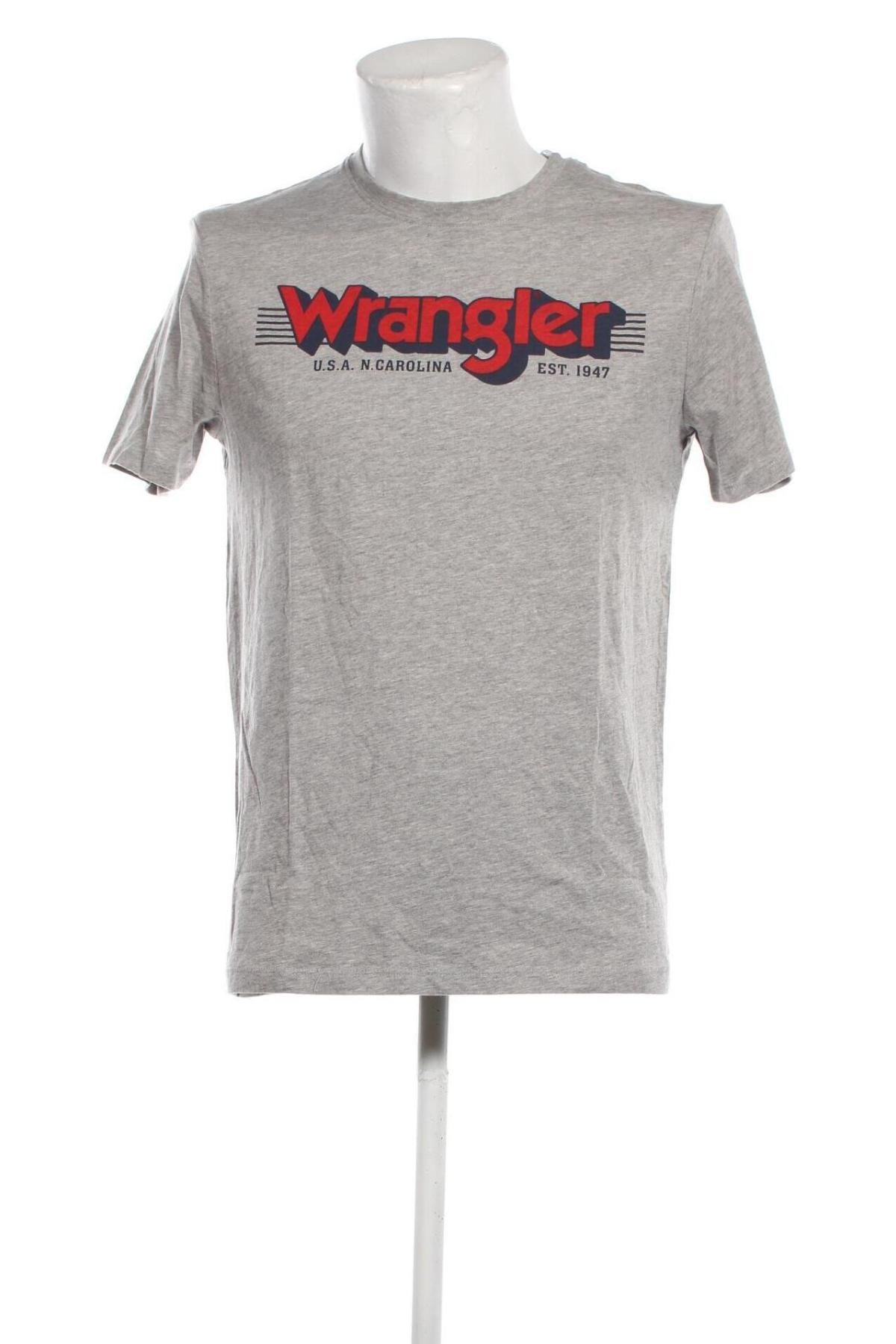 Мъжка тениска Wrangler, Размер M, Цвят Сив, Цена 46,80 лв.