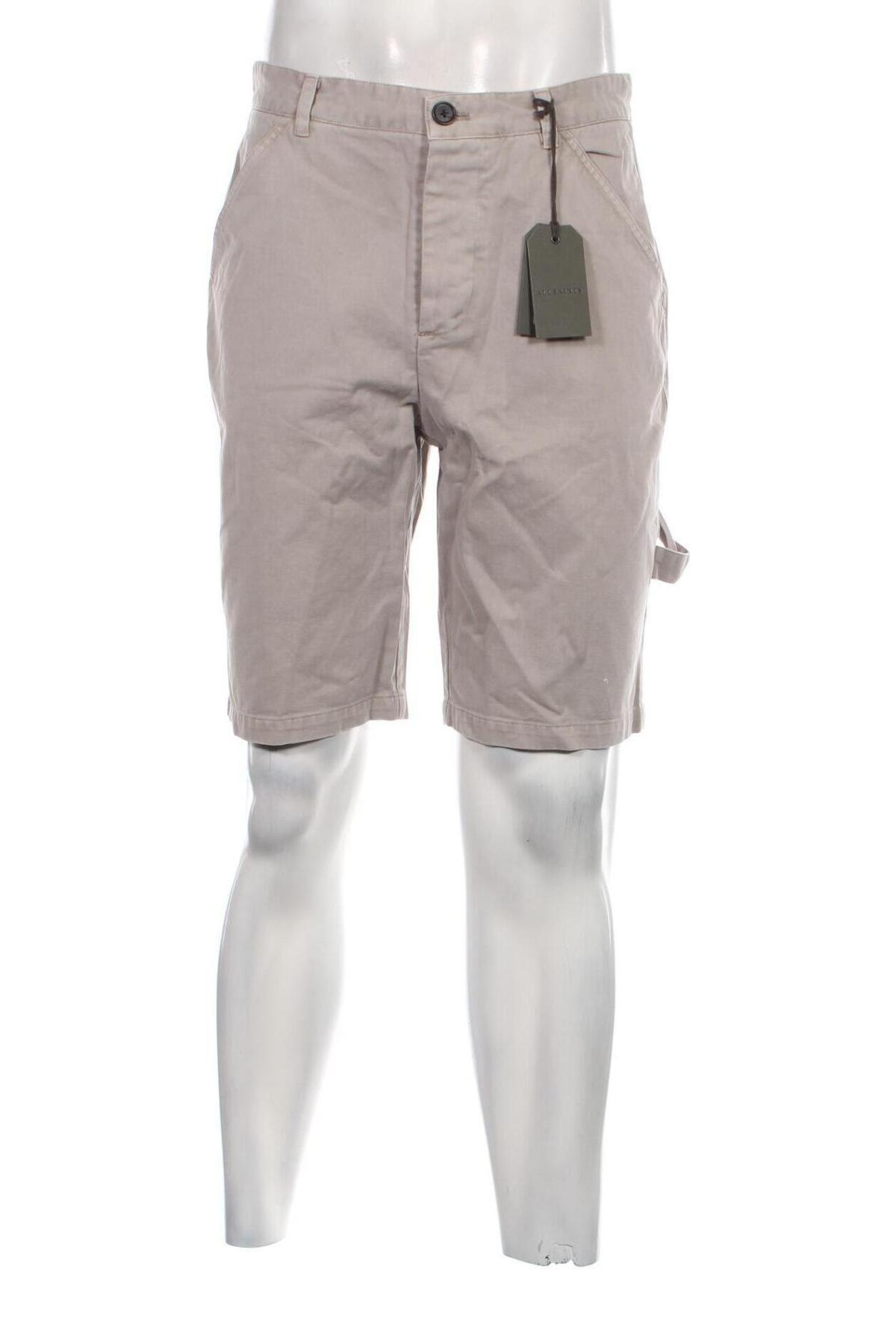 Herren Shorts AllSaints, Größe M, Farbe Grau, Preis € 77,32