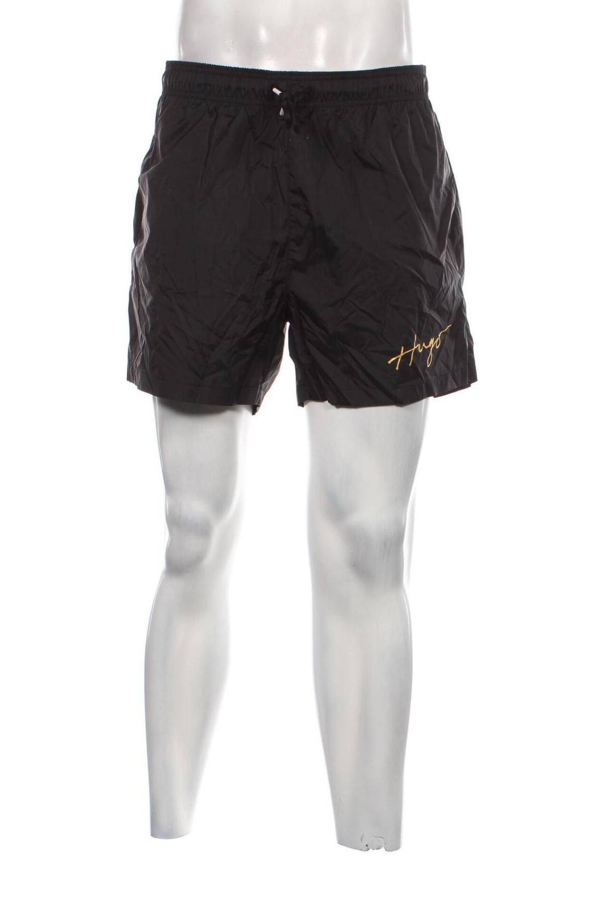 Мъжки къс панталон Hugo Boss, Размер XXL, Цвят Черен, Цена 199,23 лв.