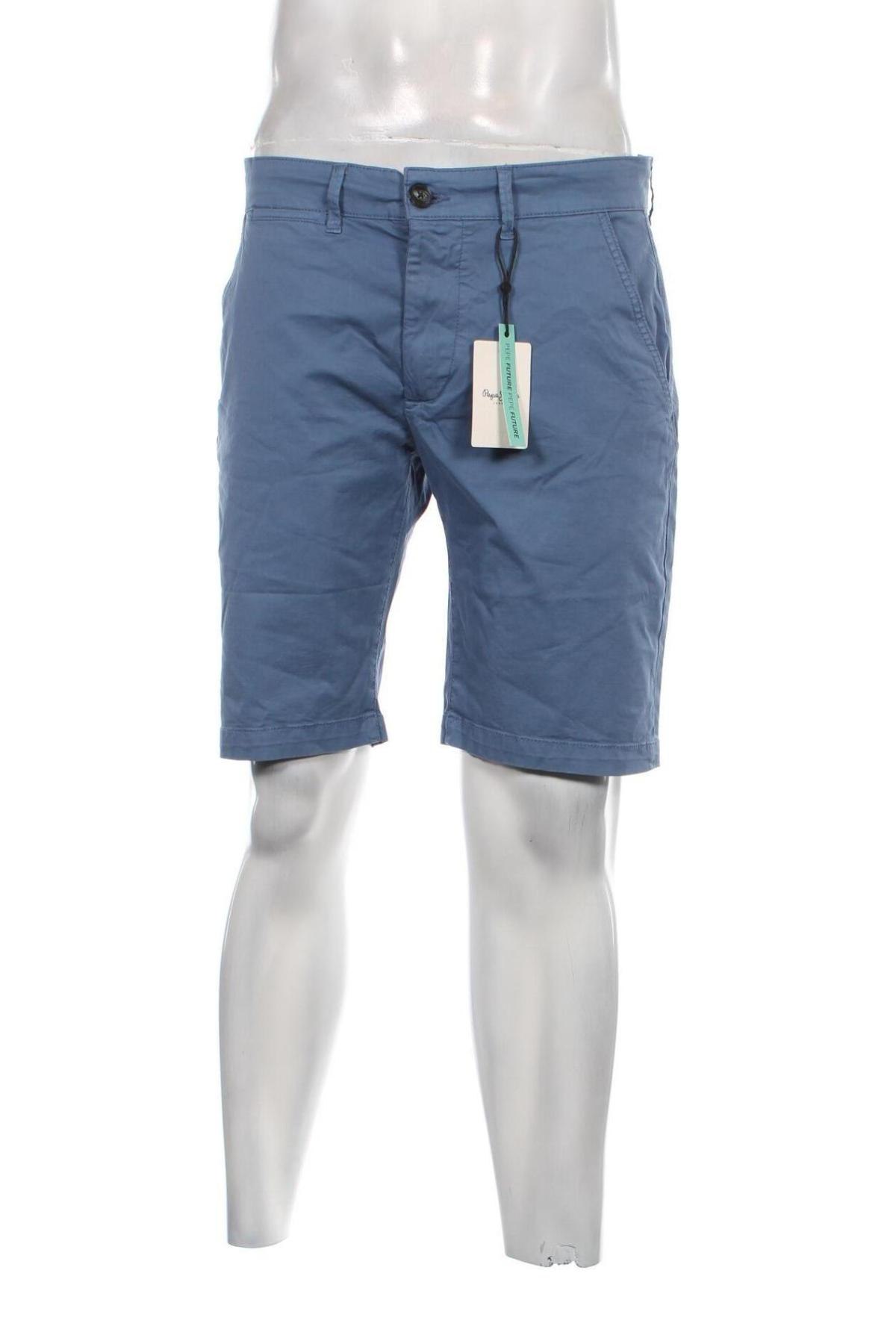 Pantaloni scurți de bărbați Pepe Jeans, Mărime M, Culoare Albastru, Preț 286,18 Lei